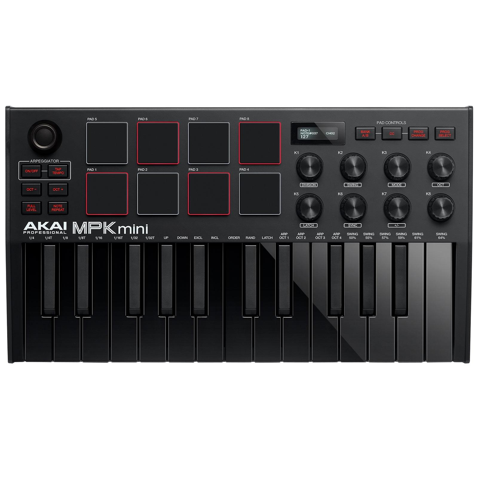 MPK Mini MK3 Black MIDI Controller by Akai | IDJNOW