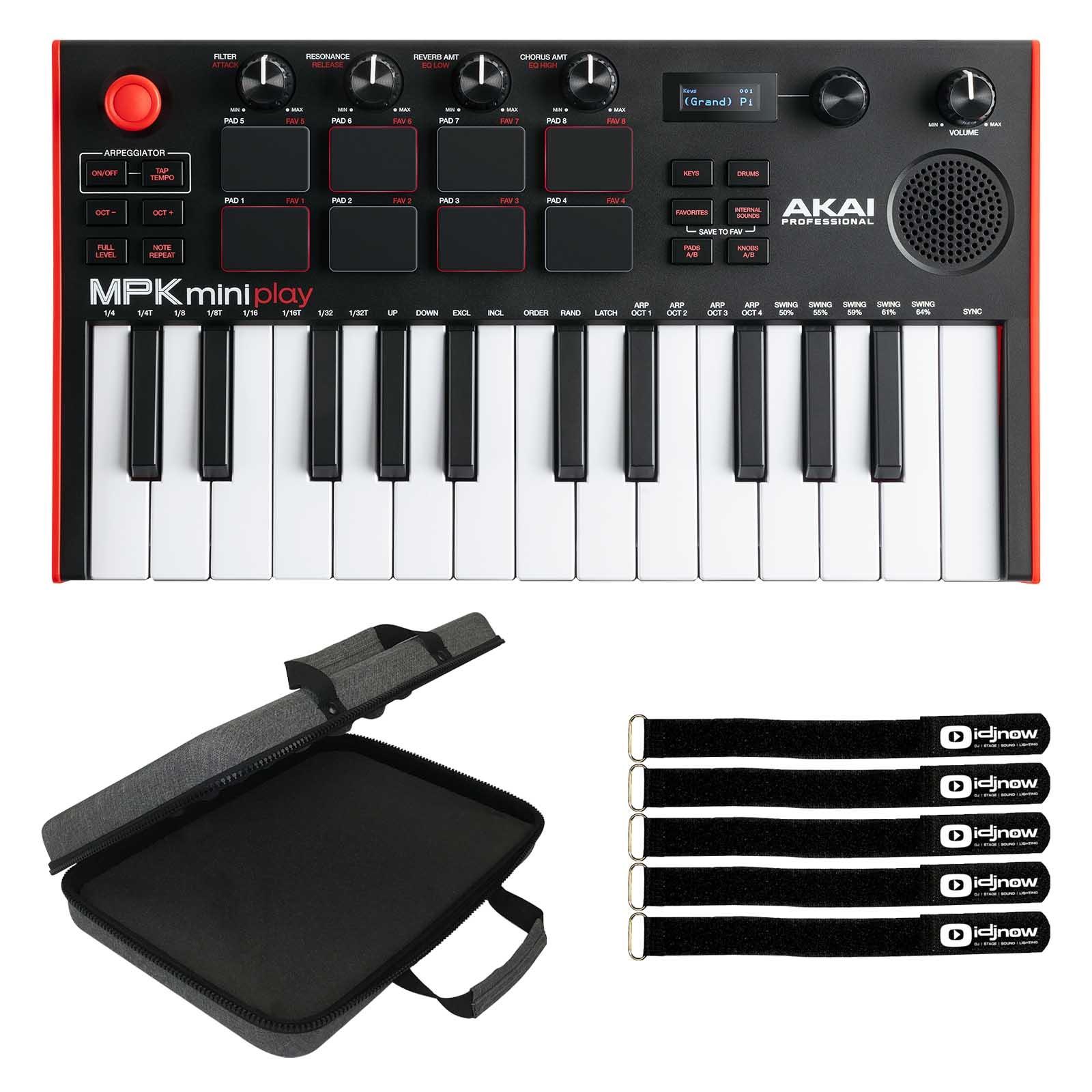 Keyboard with Built-in Speaker MPK Mini Play | Akai Pro