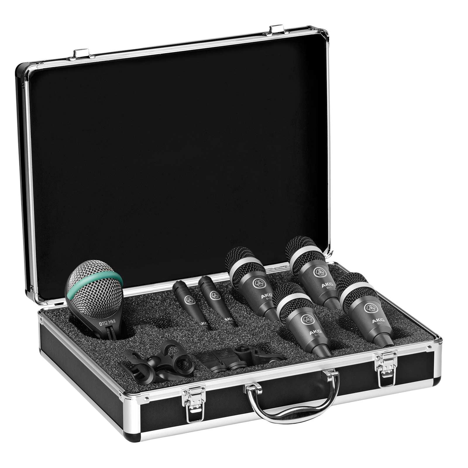 AKG Drum Set Session I 美品 動作確認済み 使用約10回 AKG Drum Set Session I High Performance Drum Microphone Set with