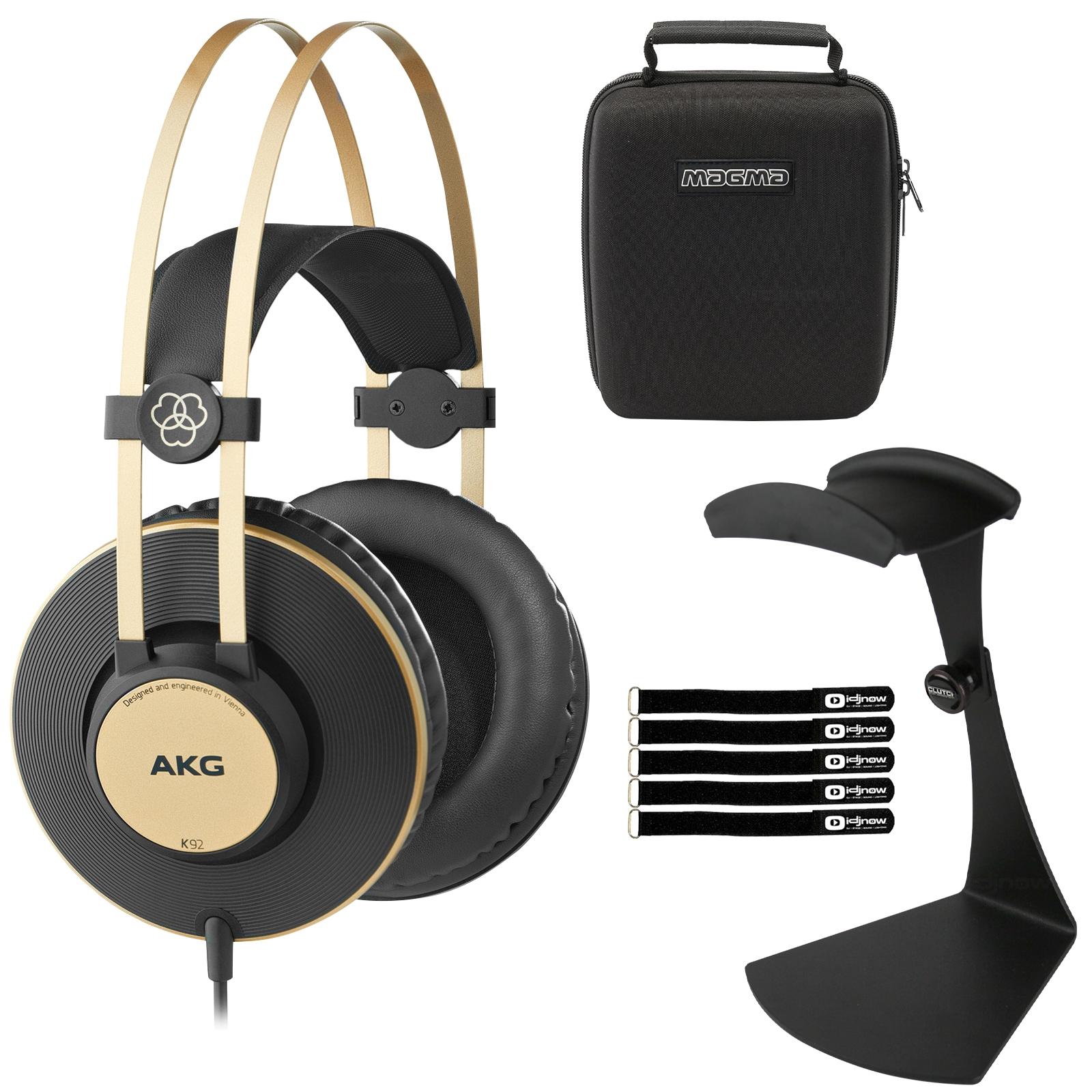 AKG K92 Studio Headphones with Stand & Magma Case | IDJNOW
