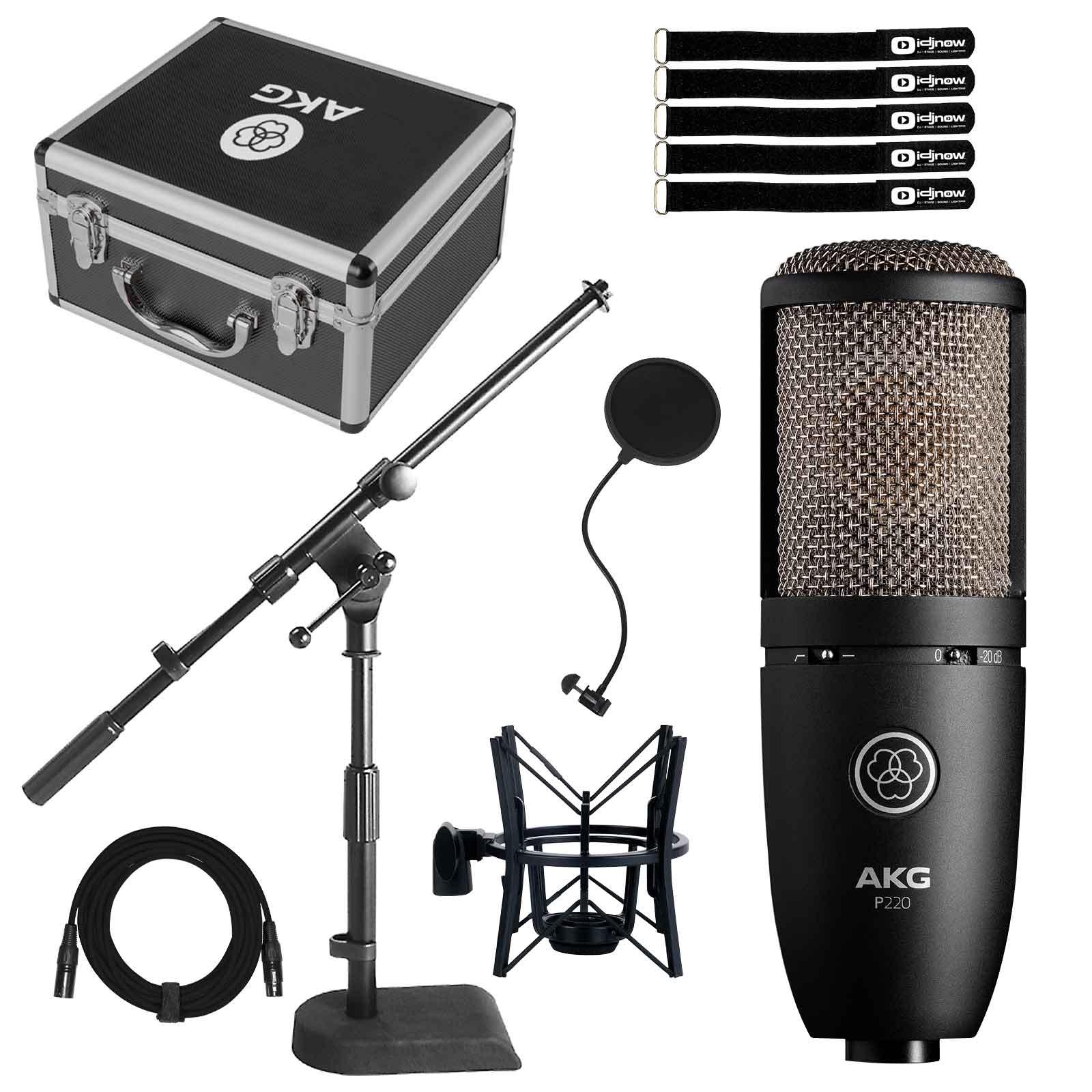 AKG P220 コンデンサーマイクロフォン Amazon.com: AKG P220 Perception 220 Professional Studio Microphone