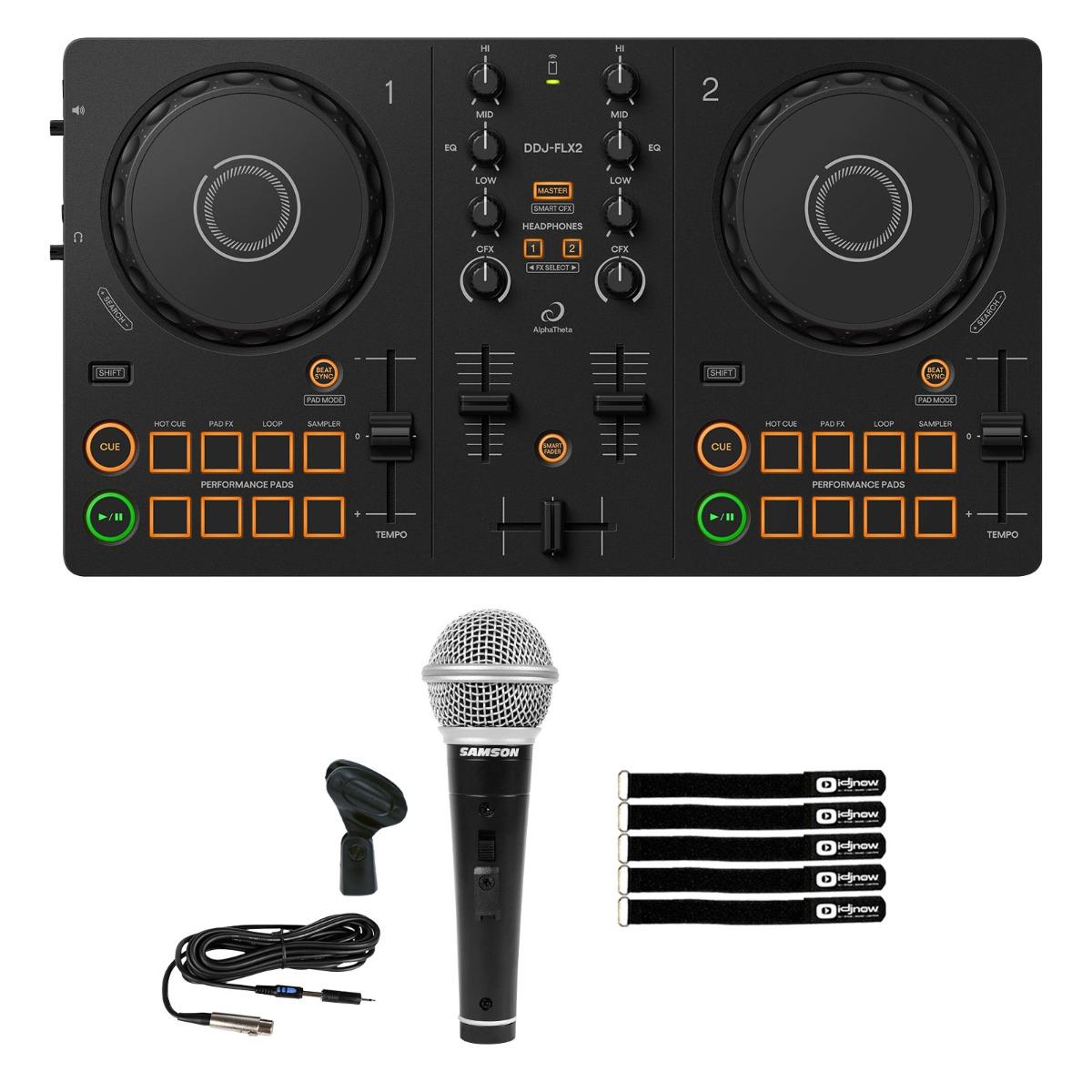 【DDJ FLX-2 DJコントローラー 】 箱・説明書・TypeCケーブル付き DDJ FLX-2 DJコントローラー 箱・説明書・ダストカバー付き