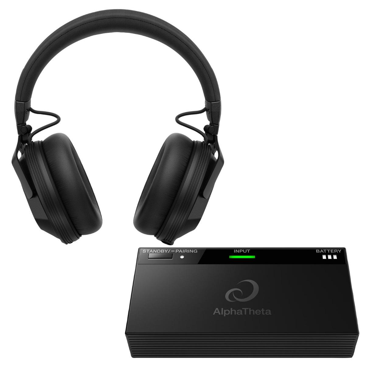 AlphaTheta HDJ-F10-TX Wireless Headphones with Transmitter