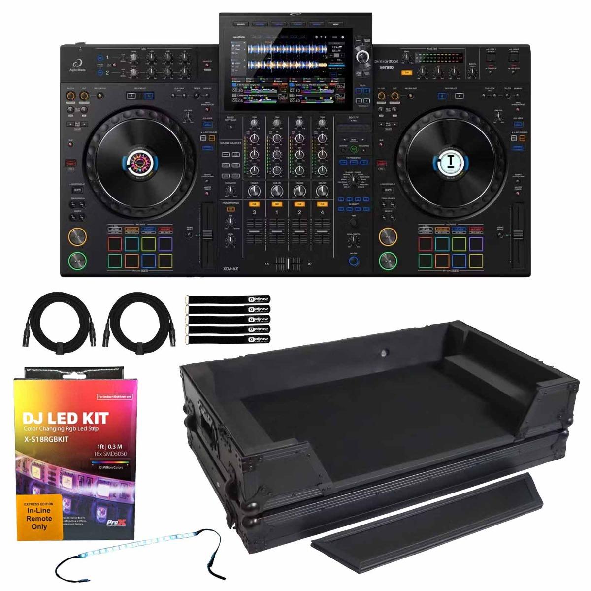 AlphaTheta XDJ-AZ All-in-One DJ System with Black Case Pack