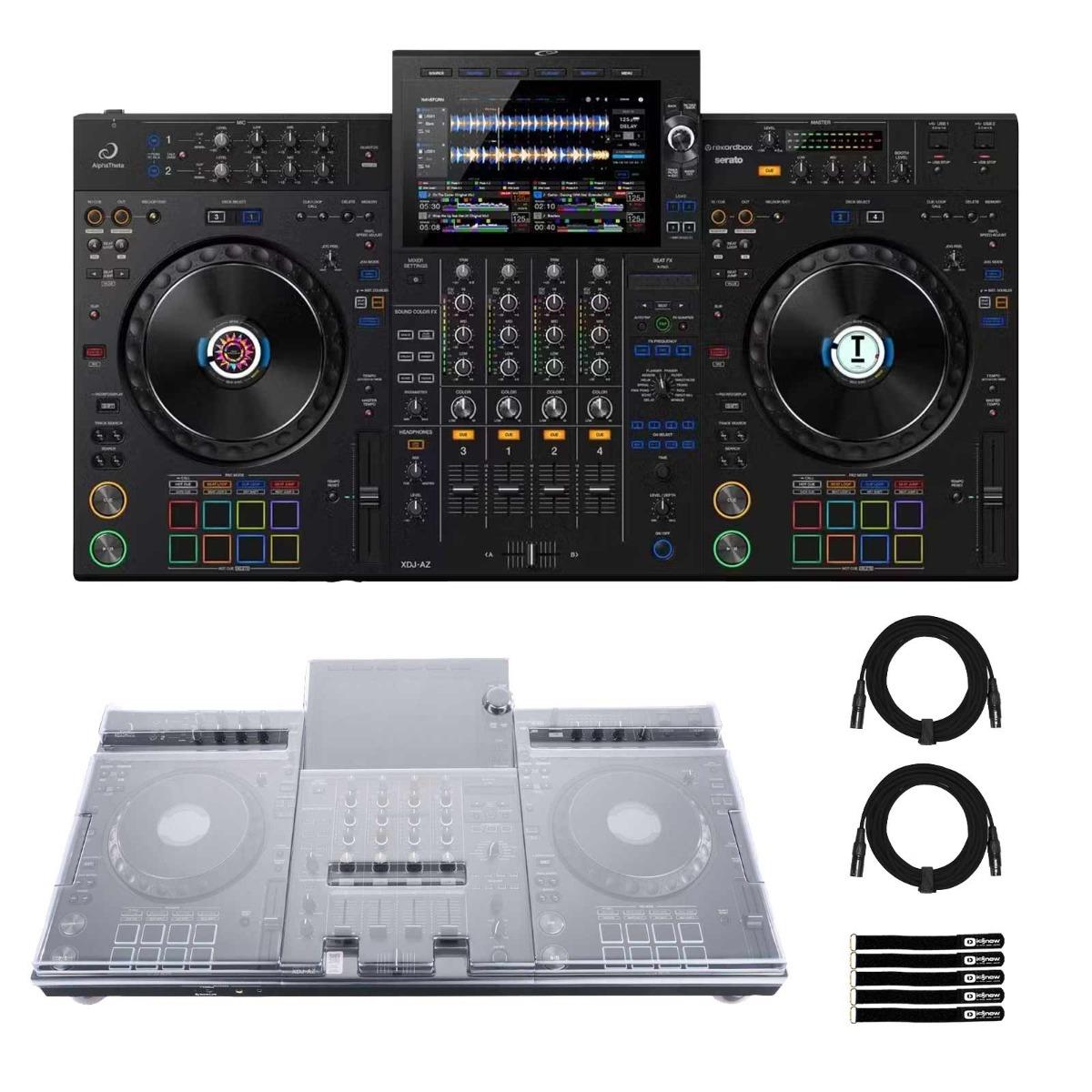 AlphaTheta XDJ-AZ Professional All-in-One System with Cover