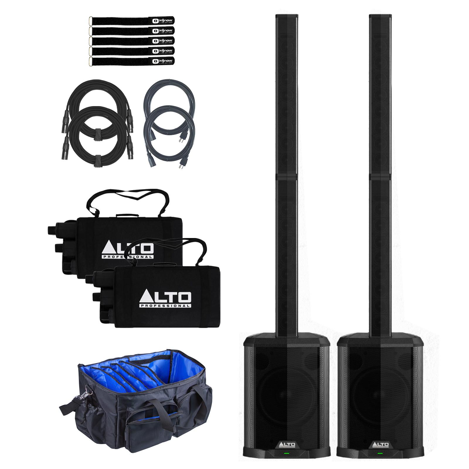 Alto Professional TS112C Column Speaker 2-Pack with Bag