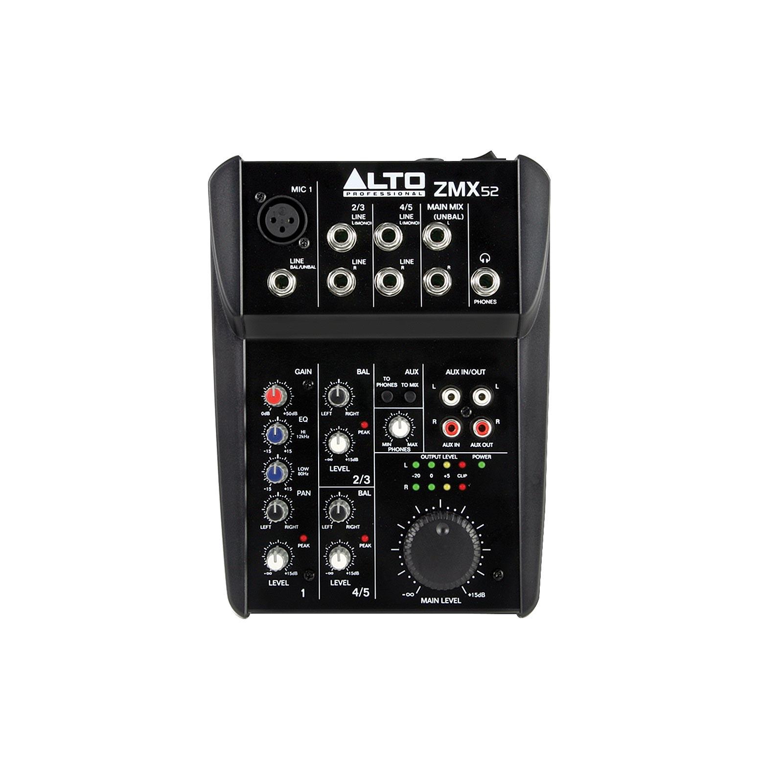 Alto Zephyr ZMX52 5-Channel Mixer | IDJNOW