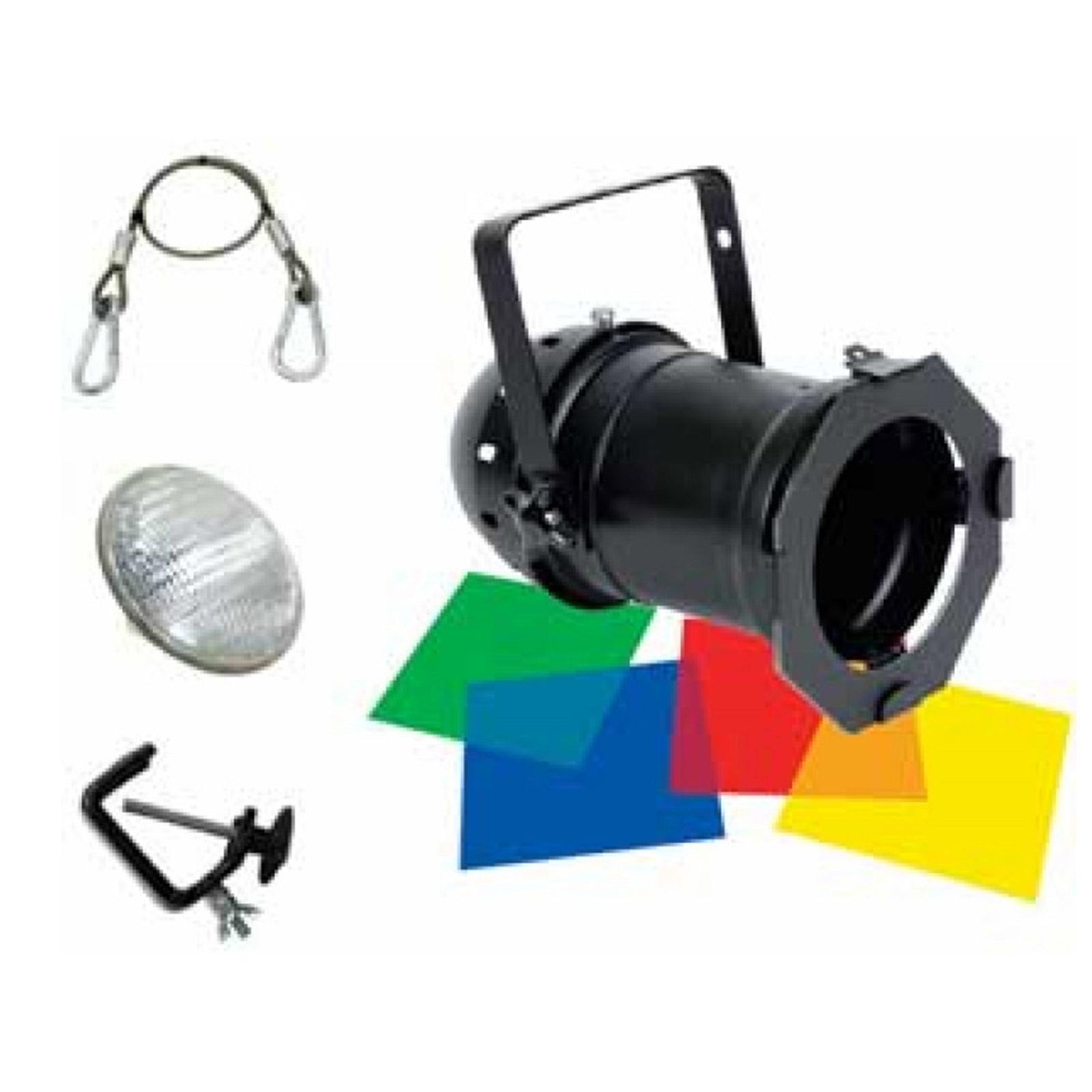 ADJ 46 Black Combo Package with Par & Colored Gels | IDJNOW