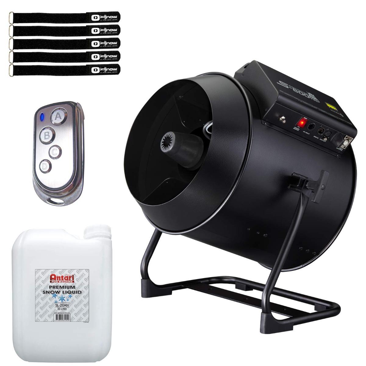 Antari S-600 Snow Machine with Bottle of Fluid IDJNOW