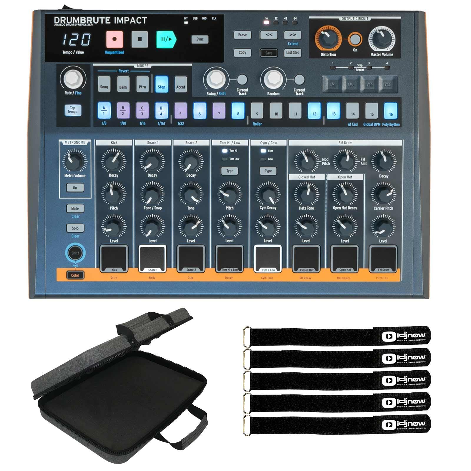 Arturia DrumBrute Analog Drum Machine with Case | IDJNOW