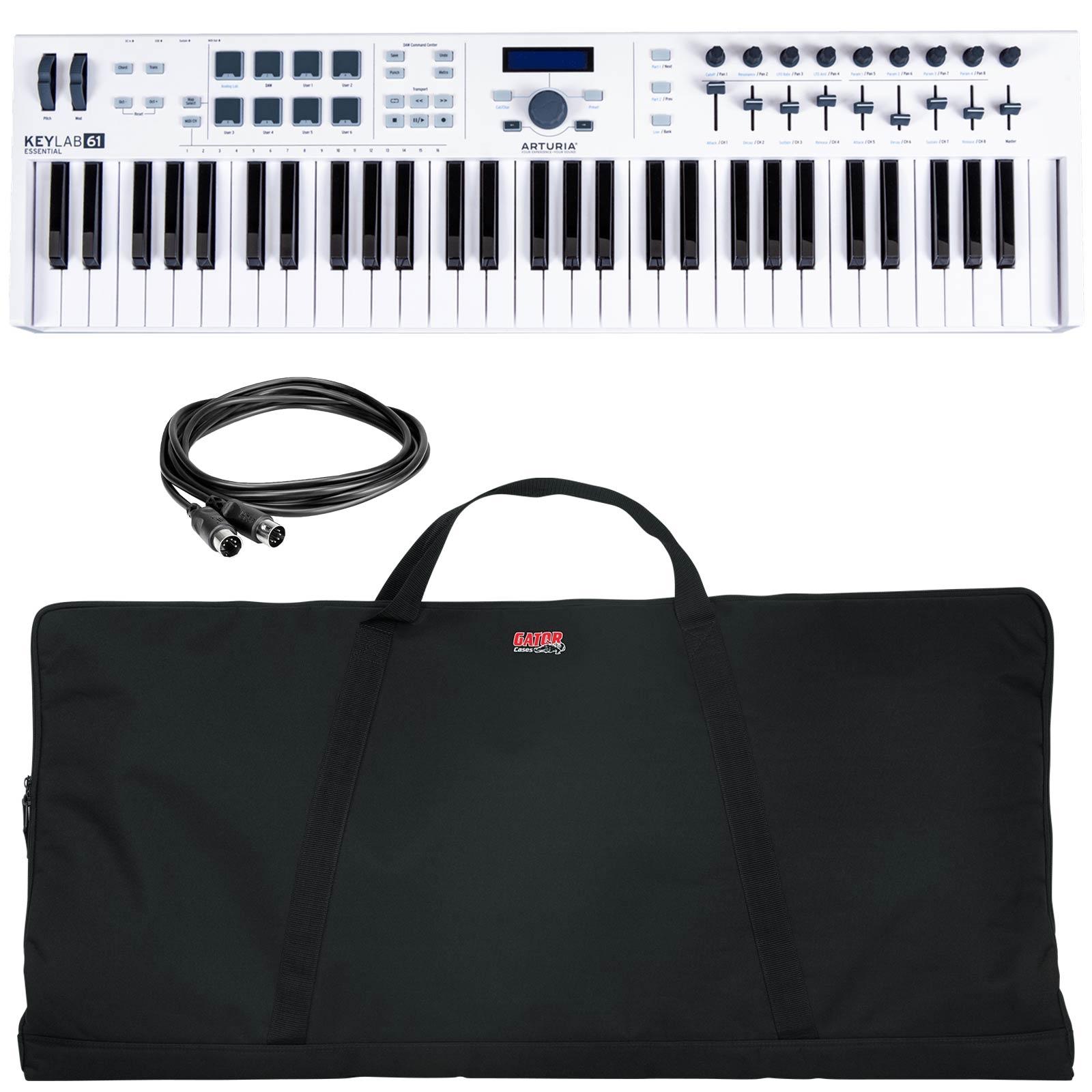 Arturia Keylab Essential 61 Keyboard with Gator Cases Bag | IDJNOW