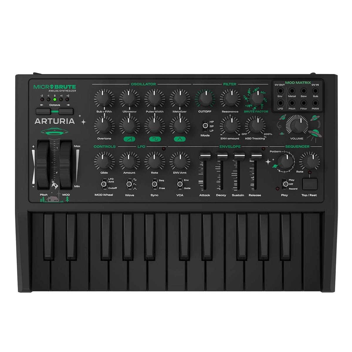 Arturia MicroBrute UFO Limited Monophonic Analog Synthesizer
