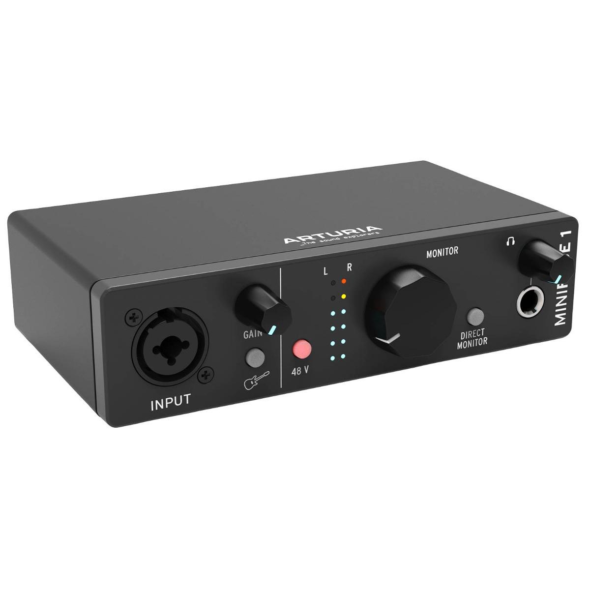 Arturia MINIFUSE-1-BLACK Solo Audio Interface | IDJNOW