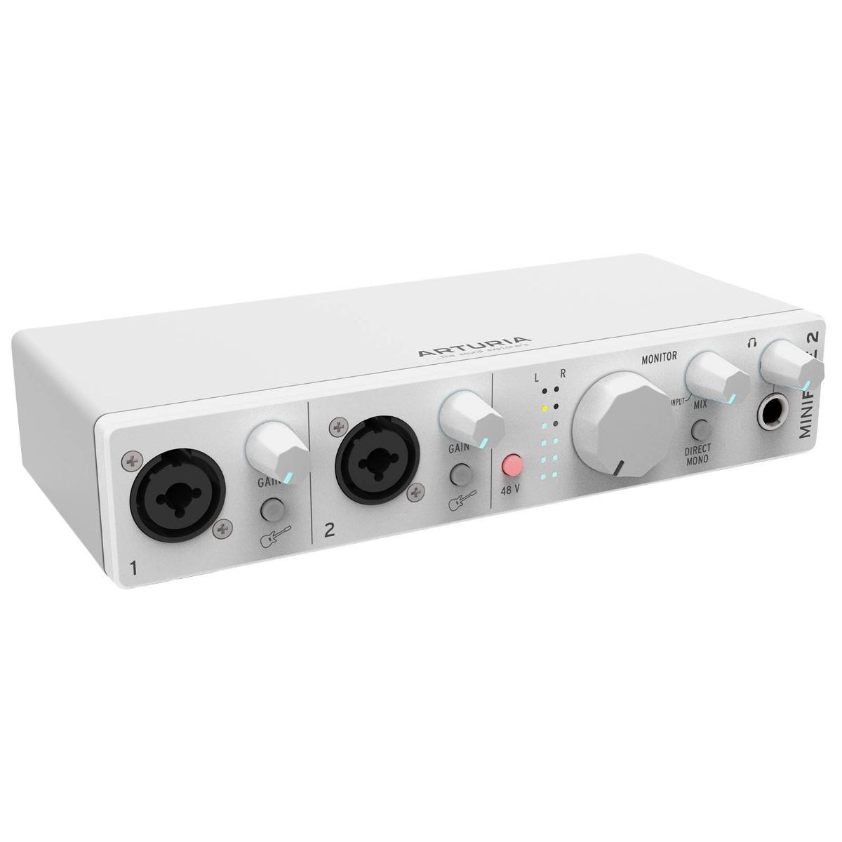 ARTURIA MiniFuse2 ホワイト 2IN/2OUT Arturia MiniFuse 2 2in/2out USB-C Audio Interface (White)