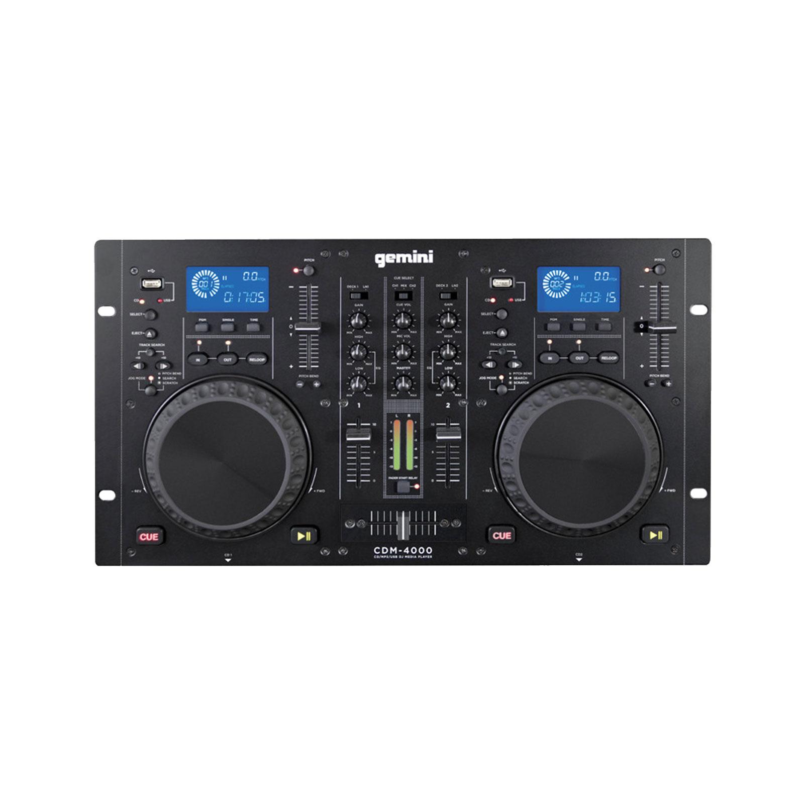 Gemini CDM-4000 CD/MP3/USB DJ Media Player - Customer Return | IDJNOW