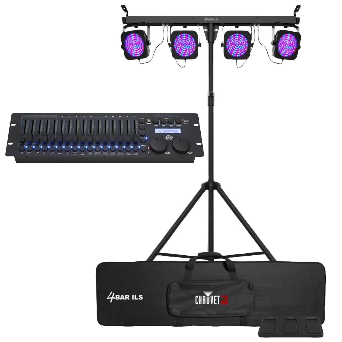 Chauvet DJ 4BAR ILS System with DMX Controller | IDJNOW