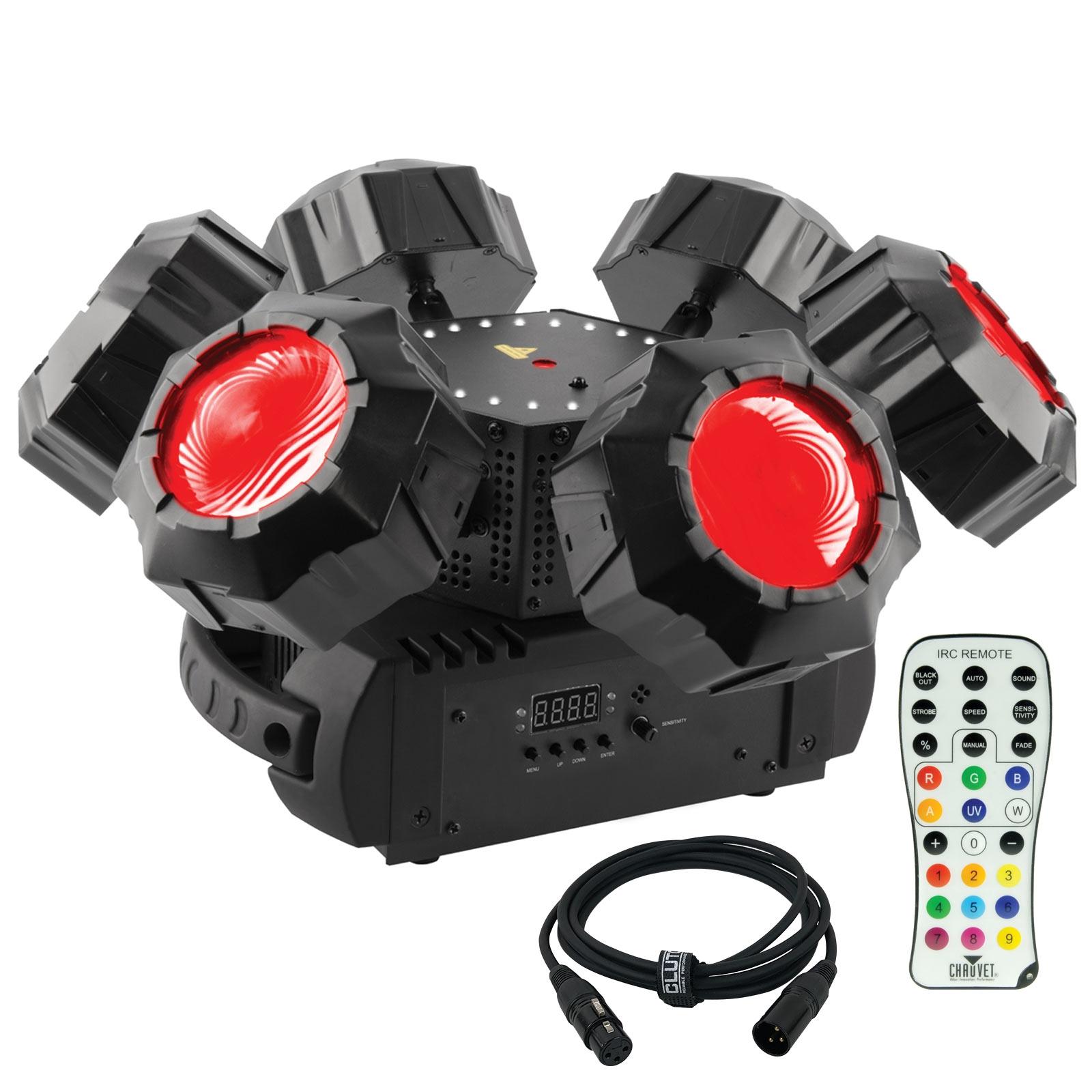 helit-product 63616 西ドイツ製 w.zeischegg Chauvet DJ Helicopter Q6 Multi-Effect Light and Remote