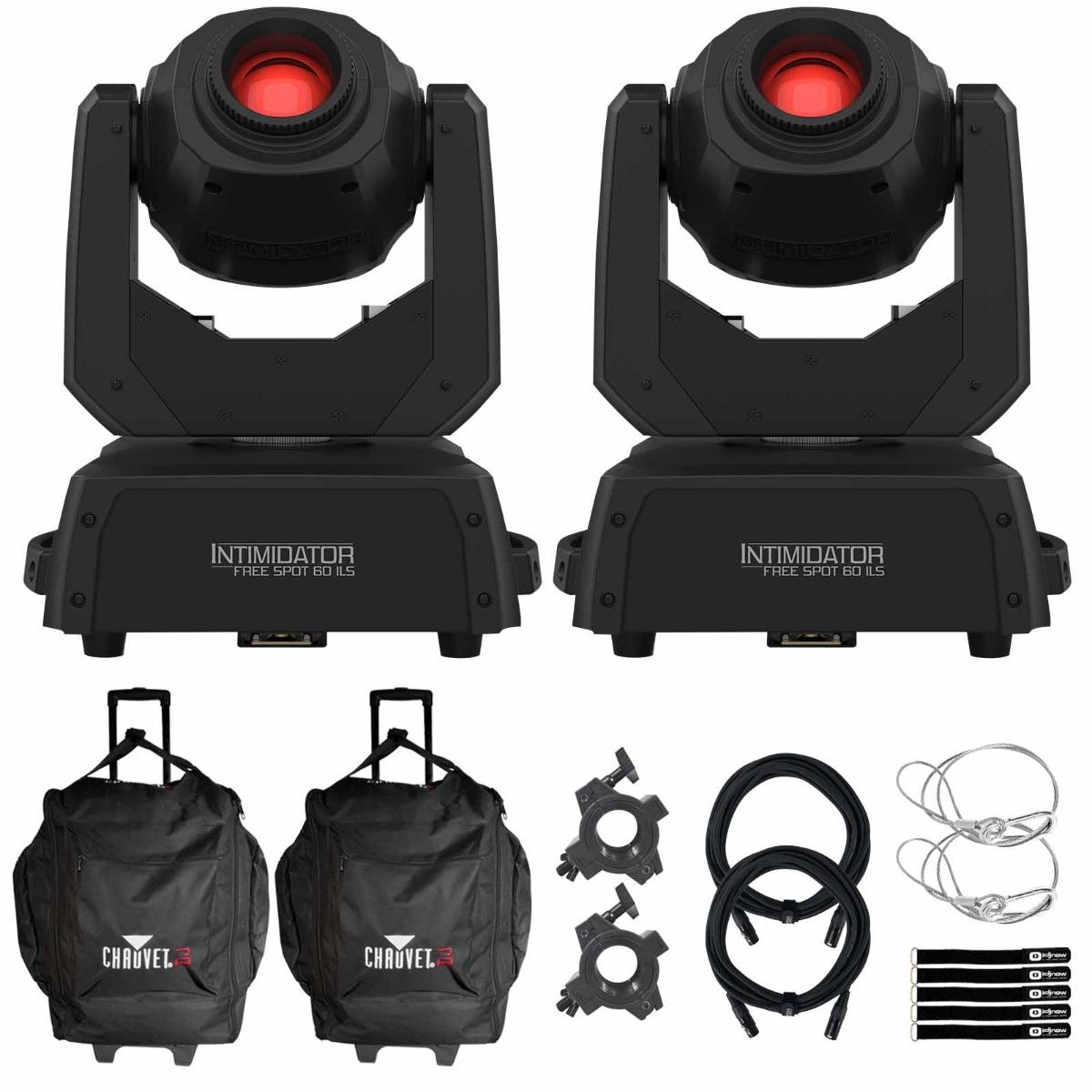 choetteさま専用 2x Chauvet DJ Intimidator Free Spot 60 ILS & Cases | IDJNOW