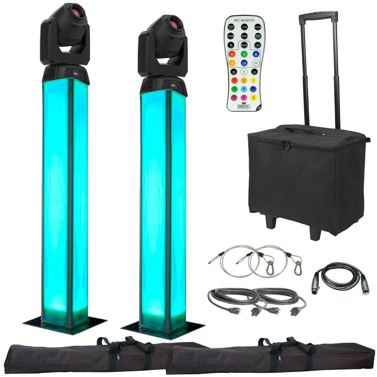 2x Chauvet DJ Intimidator Spot 260X & Light Towers | IDJNOW