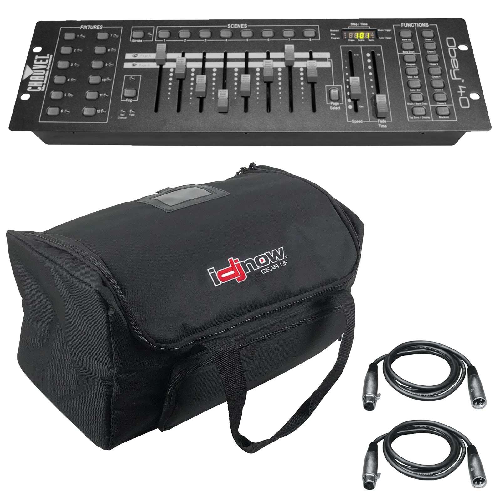 Chauvet DJ Obey 40 DMX Controller with Case Package | IDJNOW