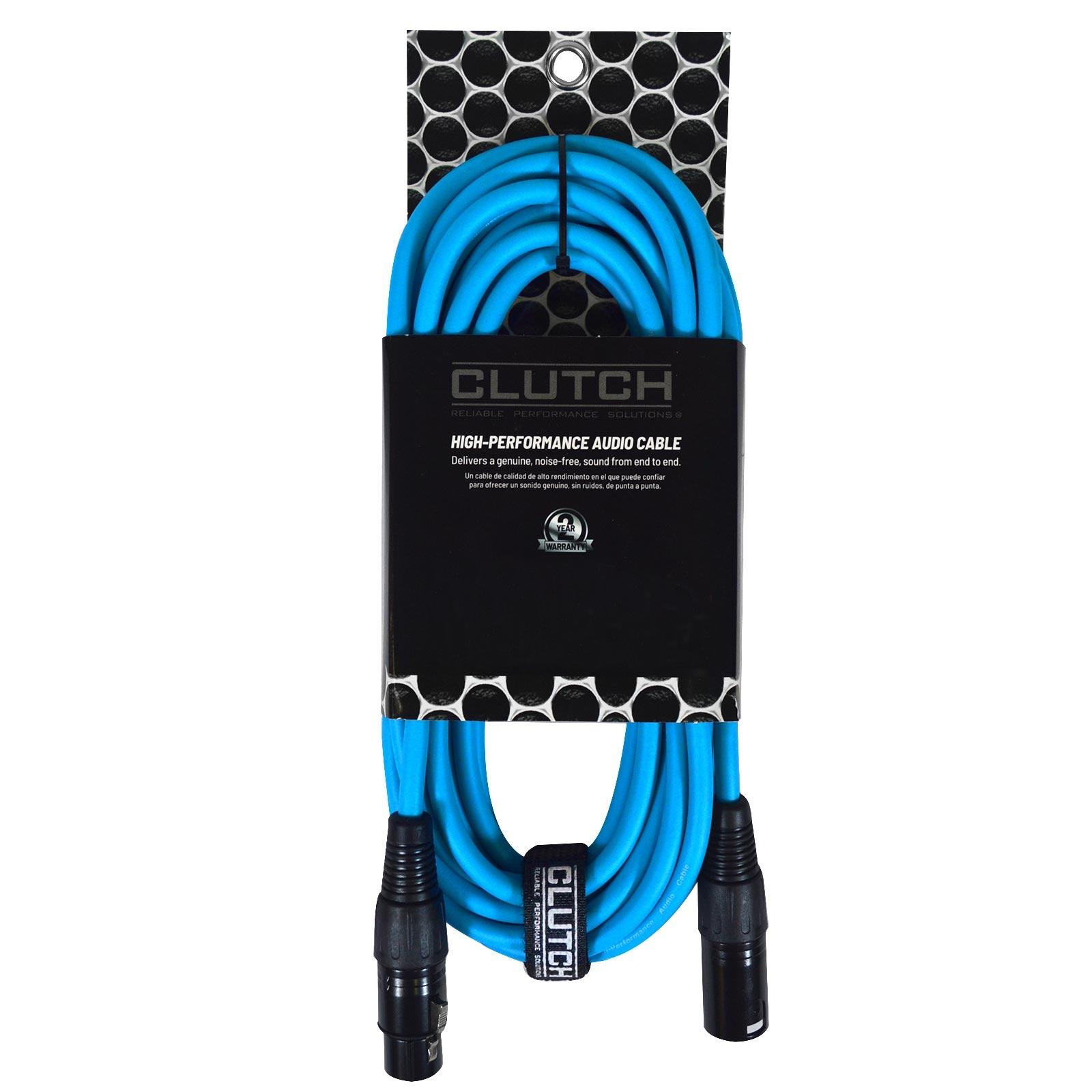 Clutch 20' Blue XLR Female to XLR Male Cable | IDJNOW