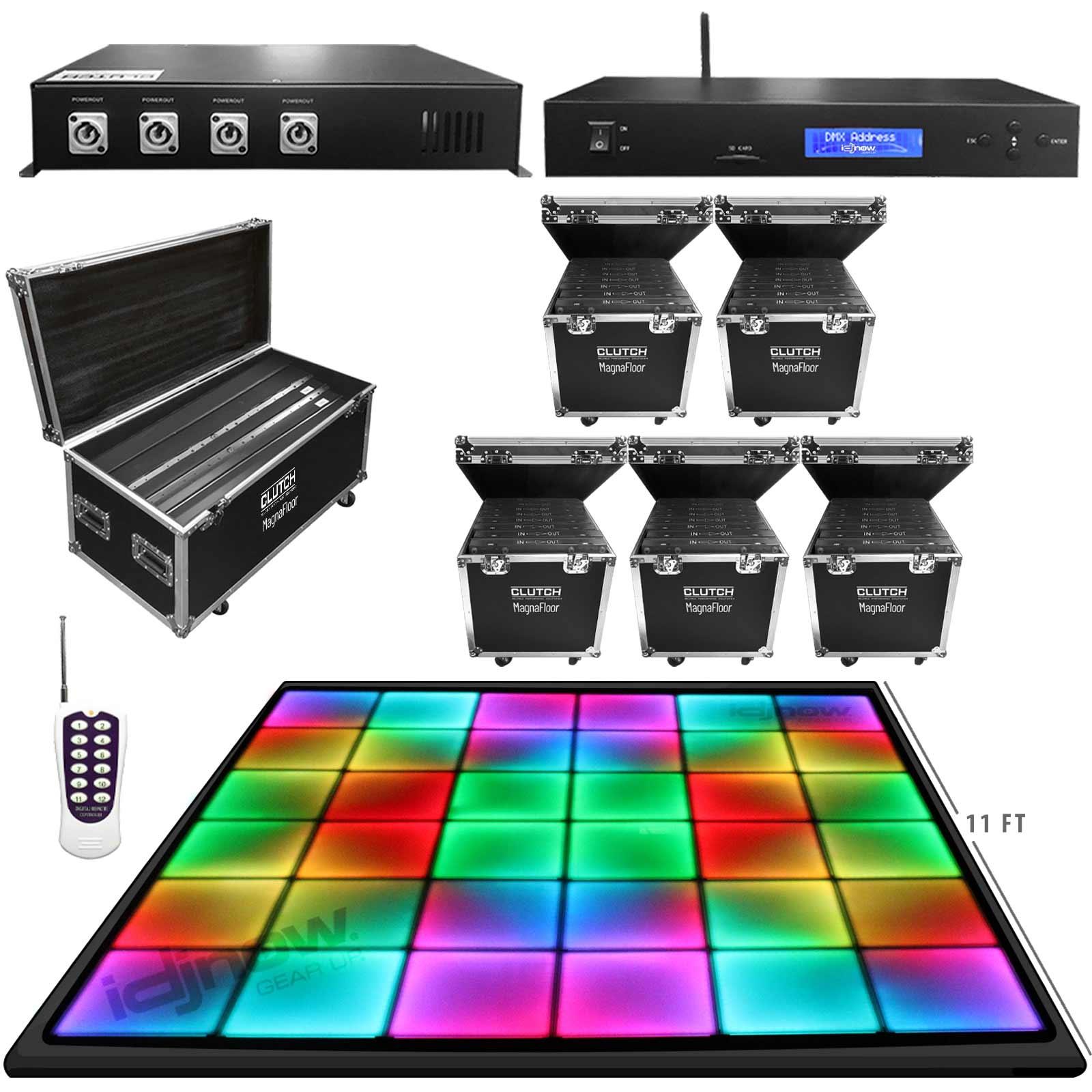 Clutch LED Dance Floor Glow Panel 11' x 11' System | IDJNOW