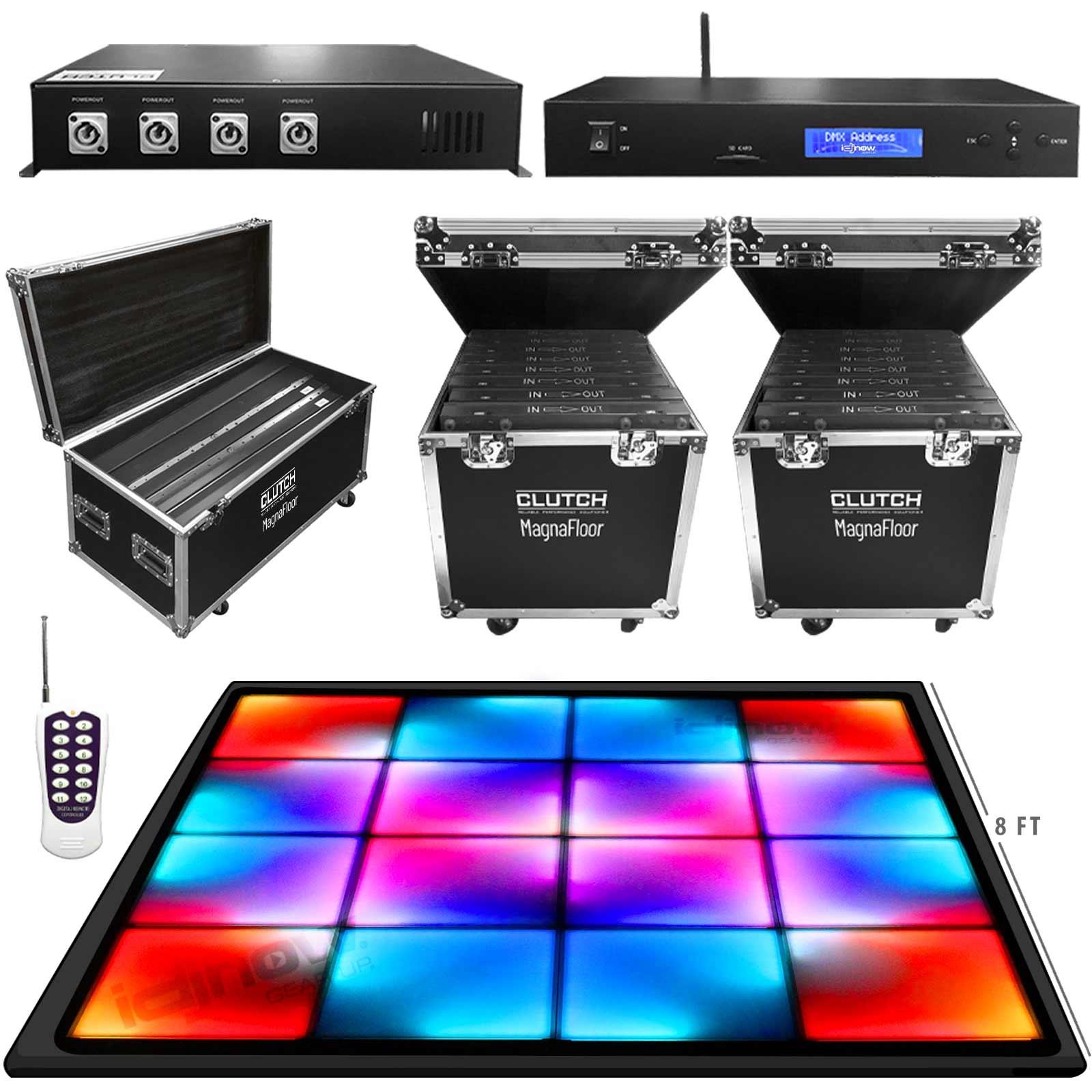 Clutch LED Dance Floor Glow Panel 8' x 8' Package | IDJNOW