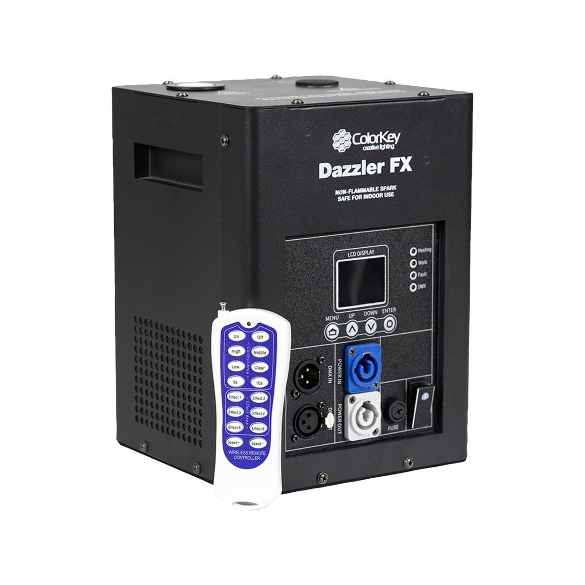 ColorKey CKU-7710 Dazzler FX MKII Cold Spark Machine (Black)