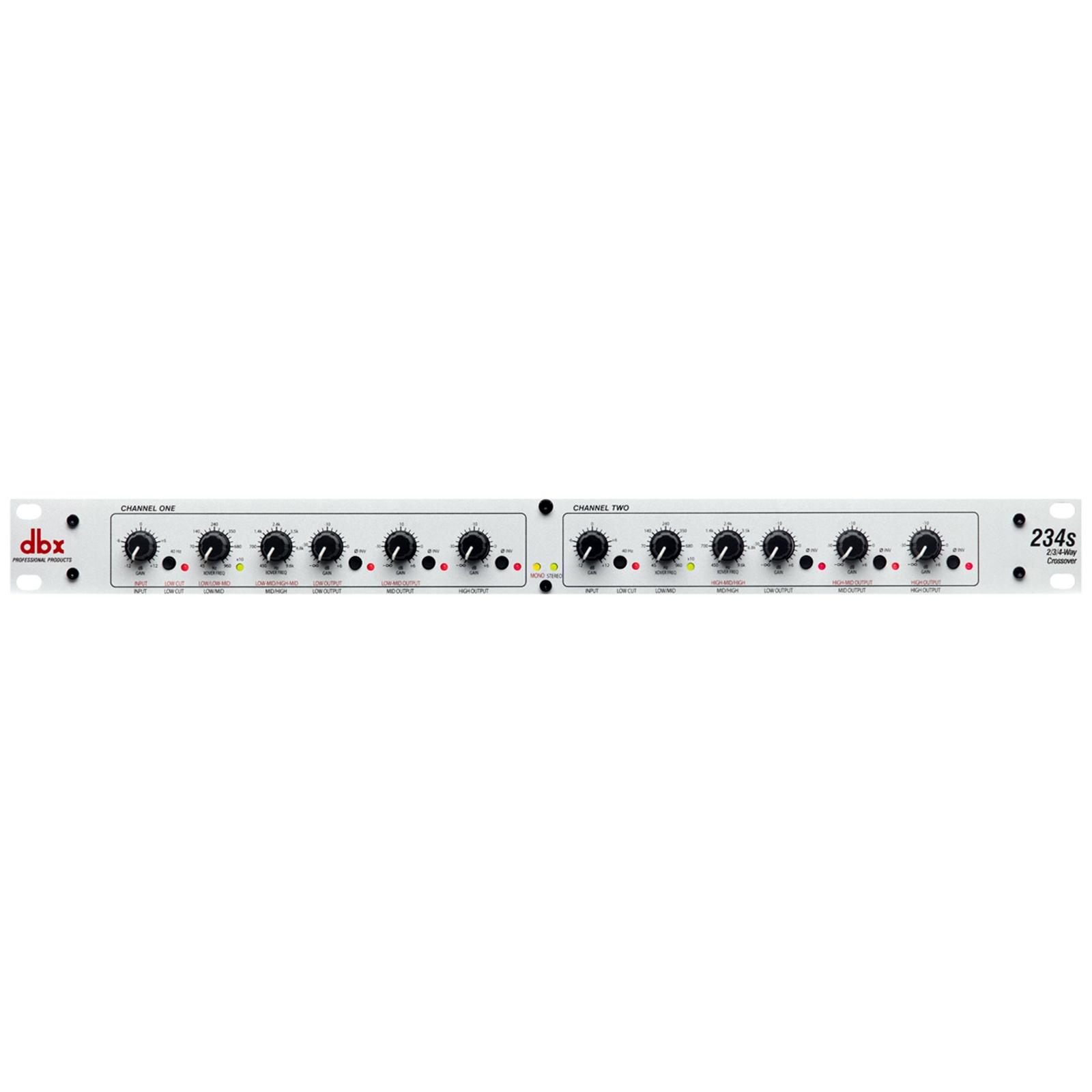 dbx 234 2/3/4ウェイ クロスオーバー (ジャンク) DBX 234s Stereo 2/3 Way Mono 4-Way Crossover | IDJNOW
