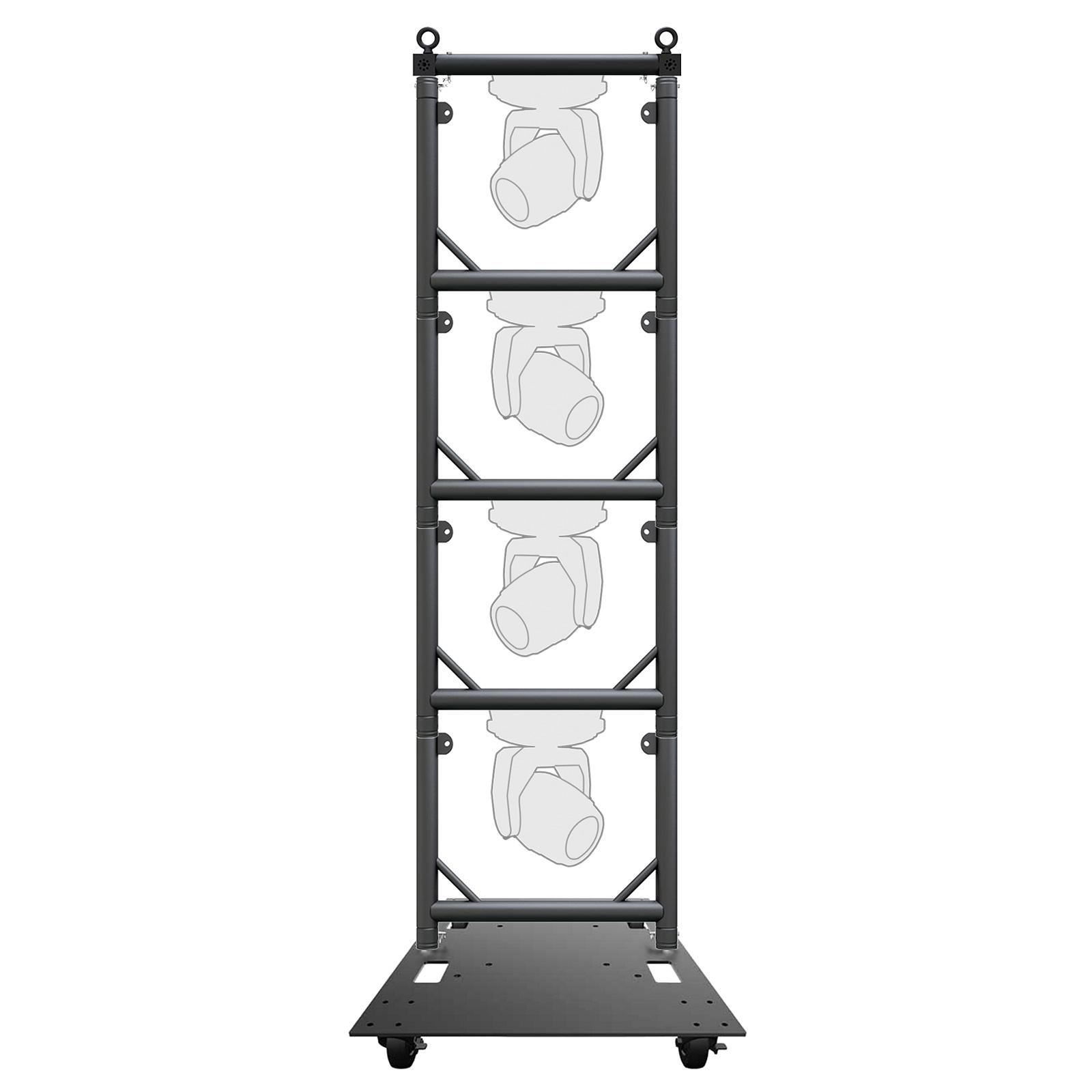 Global Truss Modular Lighting Quick Grid for Moving Heads in Black