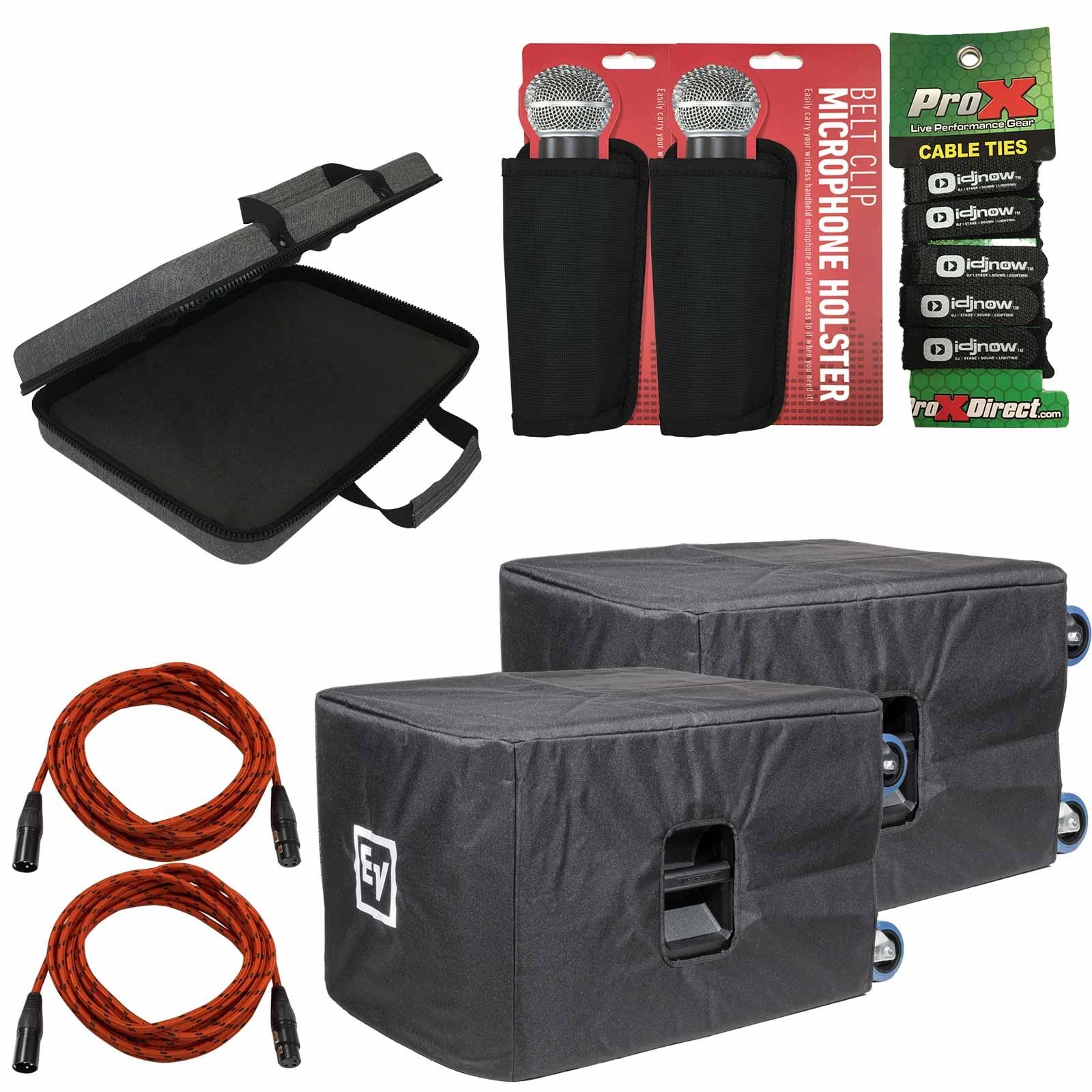 2x Electro Voice ETX-15SP Covers with Accessories | IDJNOW