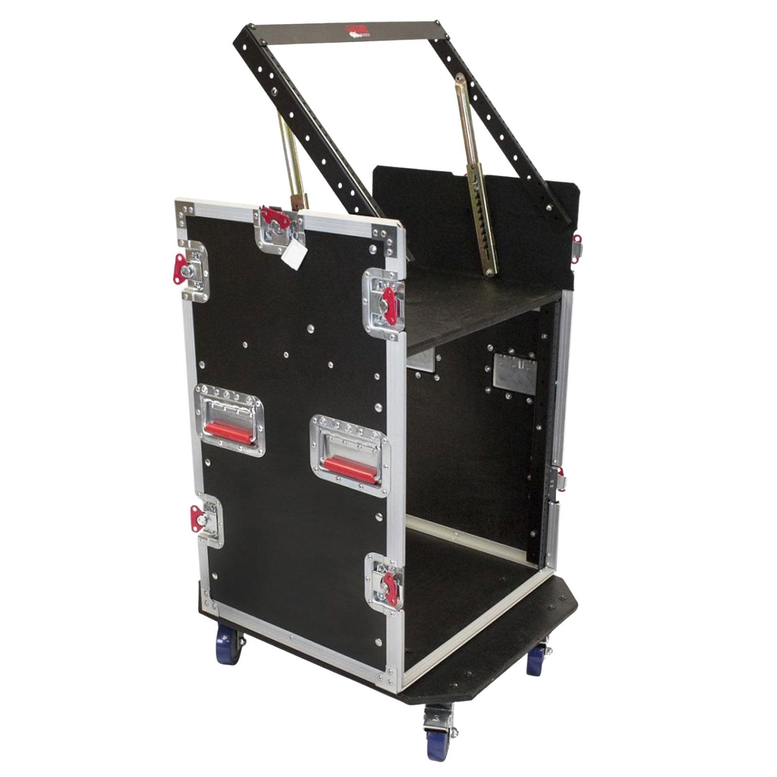 Gator G-TOUR 10X12 PU 10U Top 12U Side Road Rack Case | IDJNOW