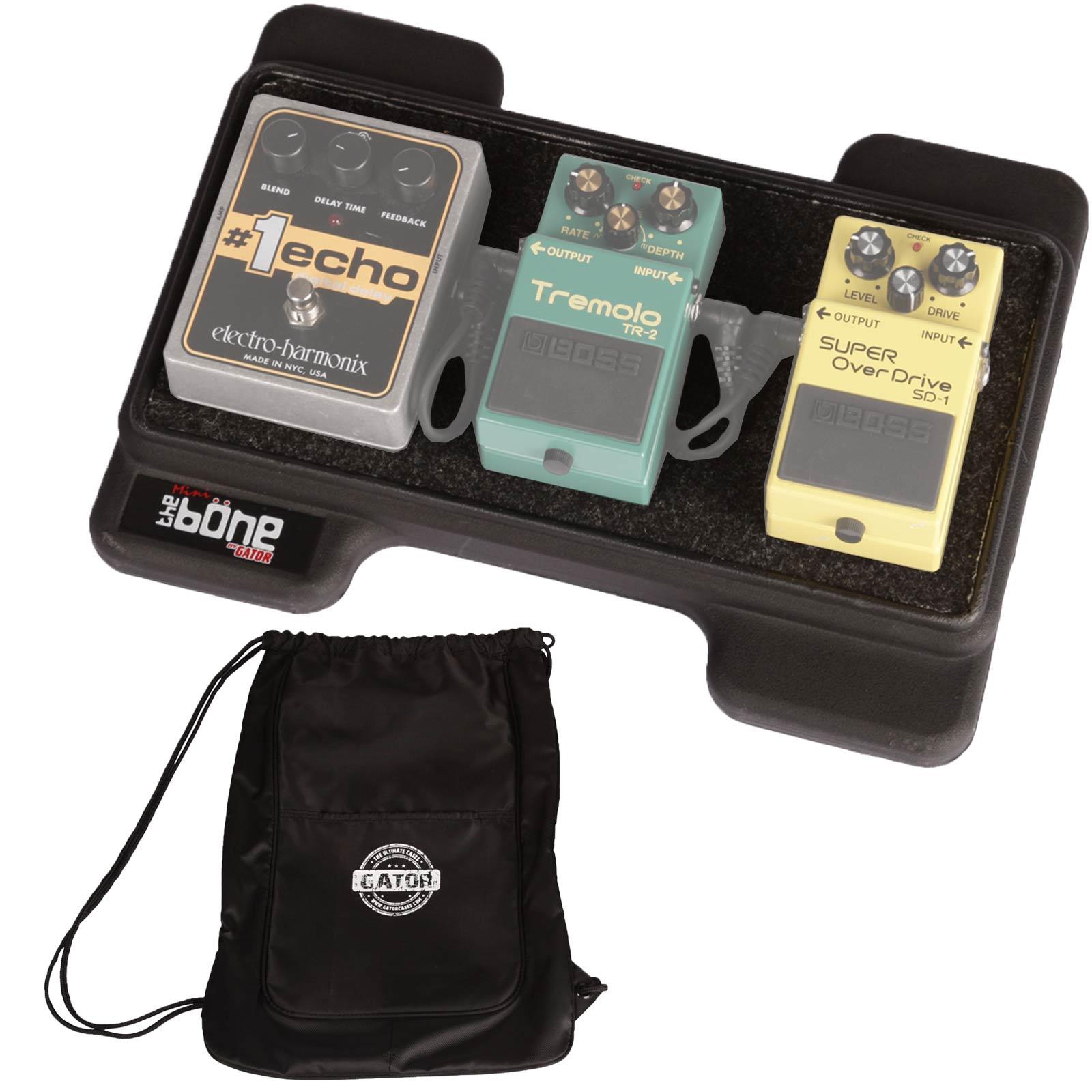 Gator G-Mini-Bone - 3-Pedal Molded Pedalboard w/Carry Bag並行輸入 Gator G-Mega Bone Pedalboard with Padded Bag | Guitar Center