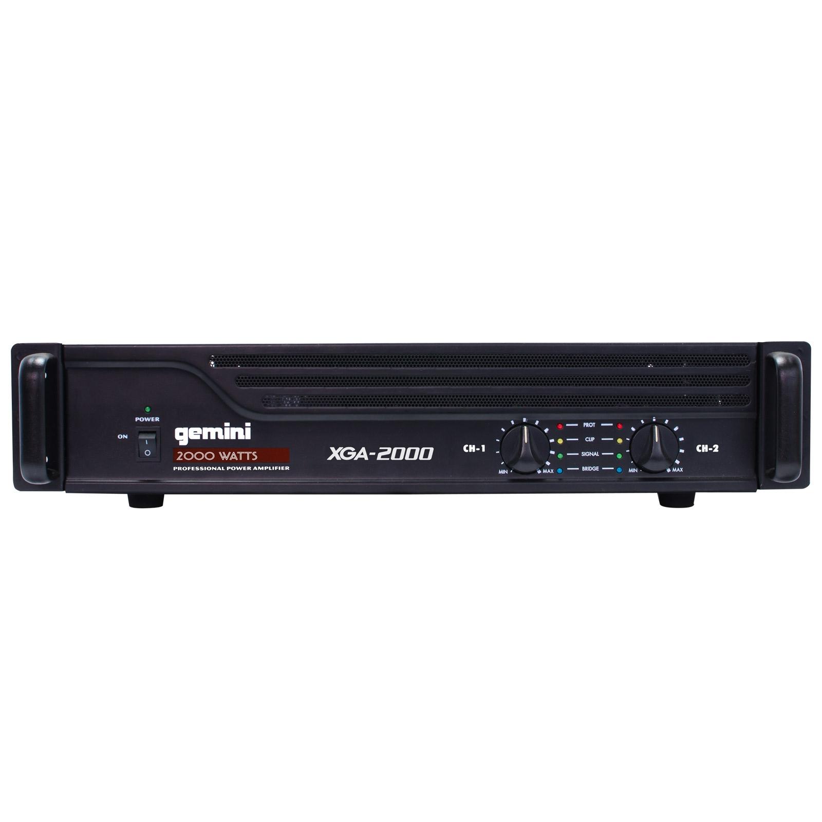 Gemini XGA-2000 2000 Watt RMS Power Amplifier | IDJNOW