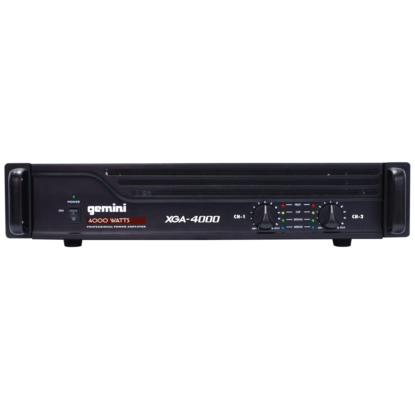 Gemini XGA-4000 4000 Watt RMS Power Amplifier | IDJNOW