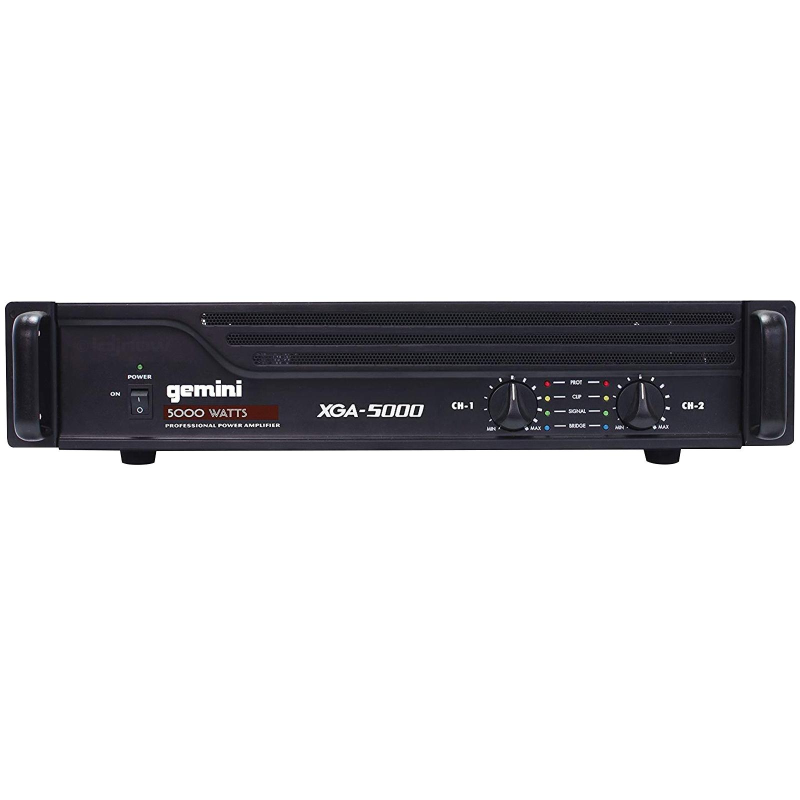 Gemini XGA-5000 5000 Watt RMS Power Amplifier | IDJNOW