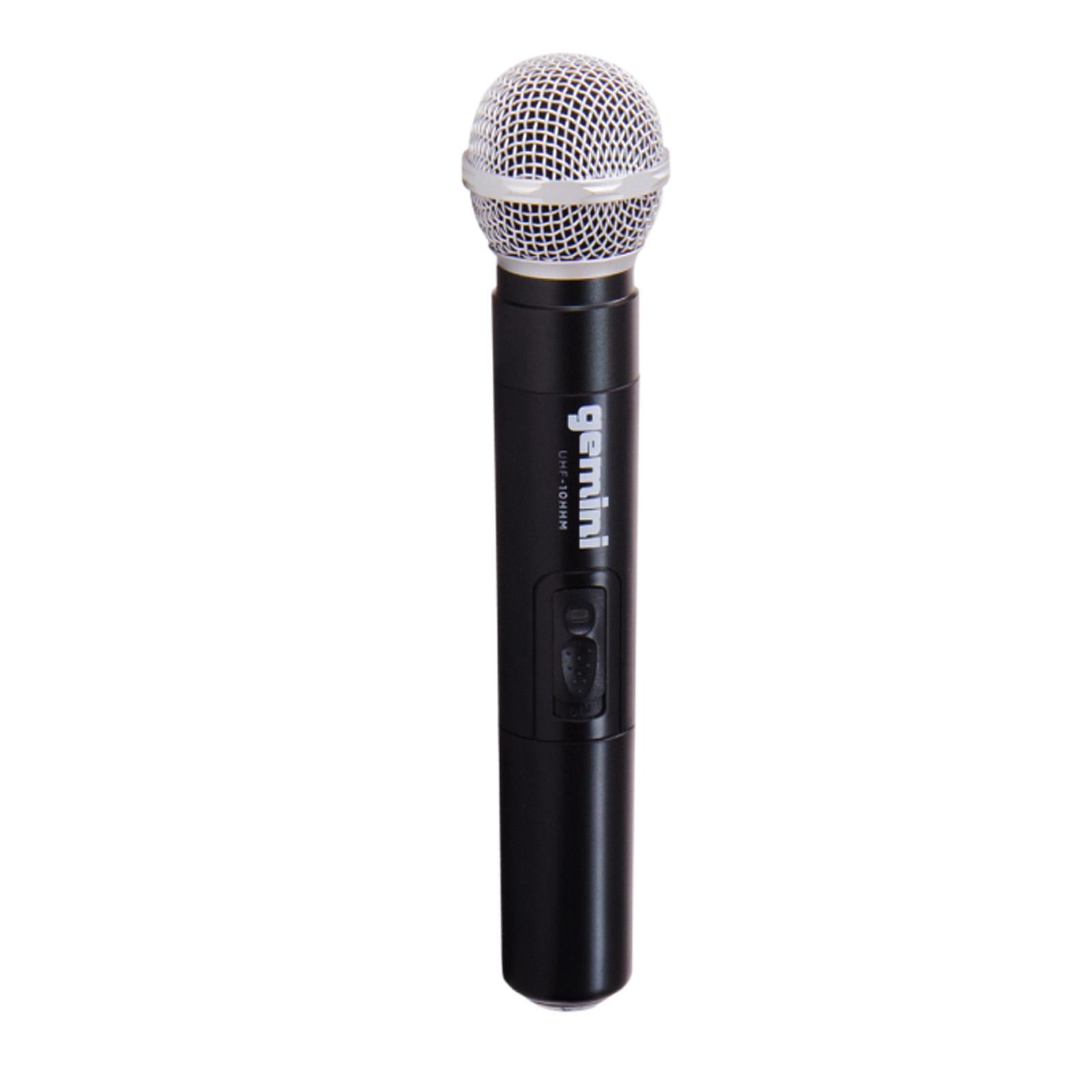 Gemini UHF-10HHM Handheld Transmitter Microphone | IDJNOW