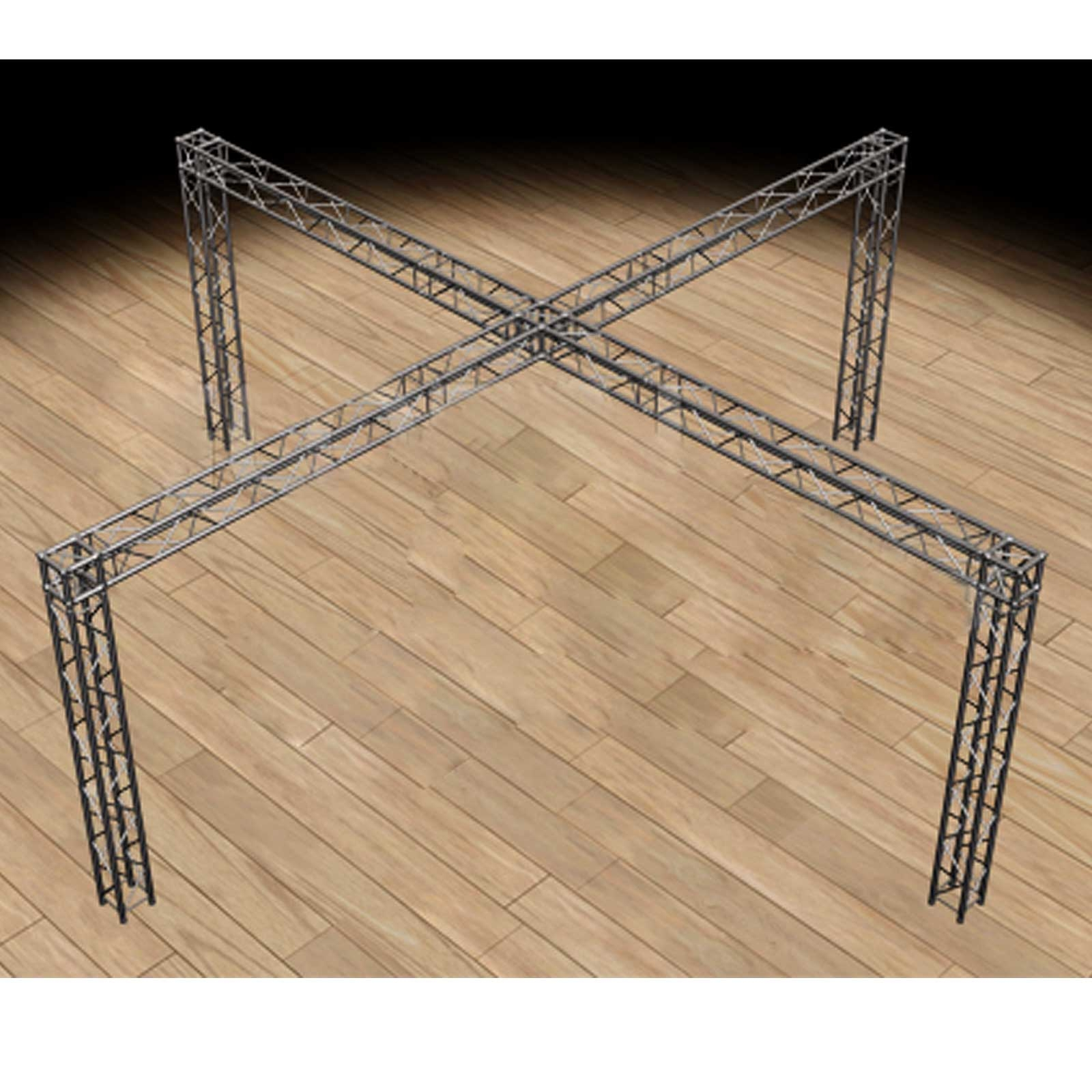 Global Truss 20'x20' X Shape Trade Show Booth | IDJNOW
