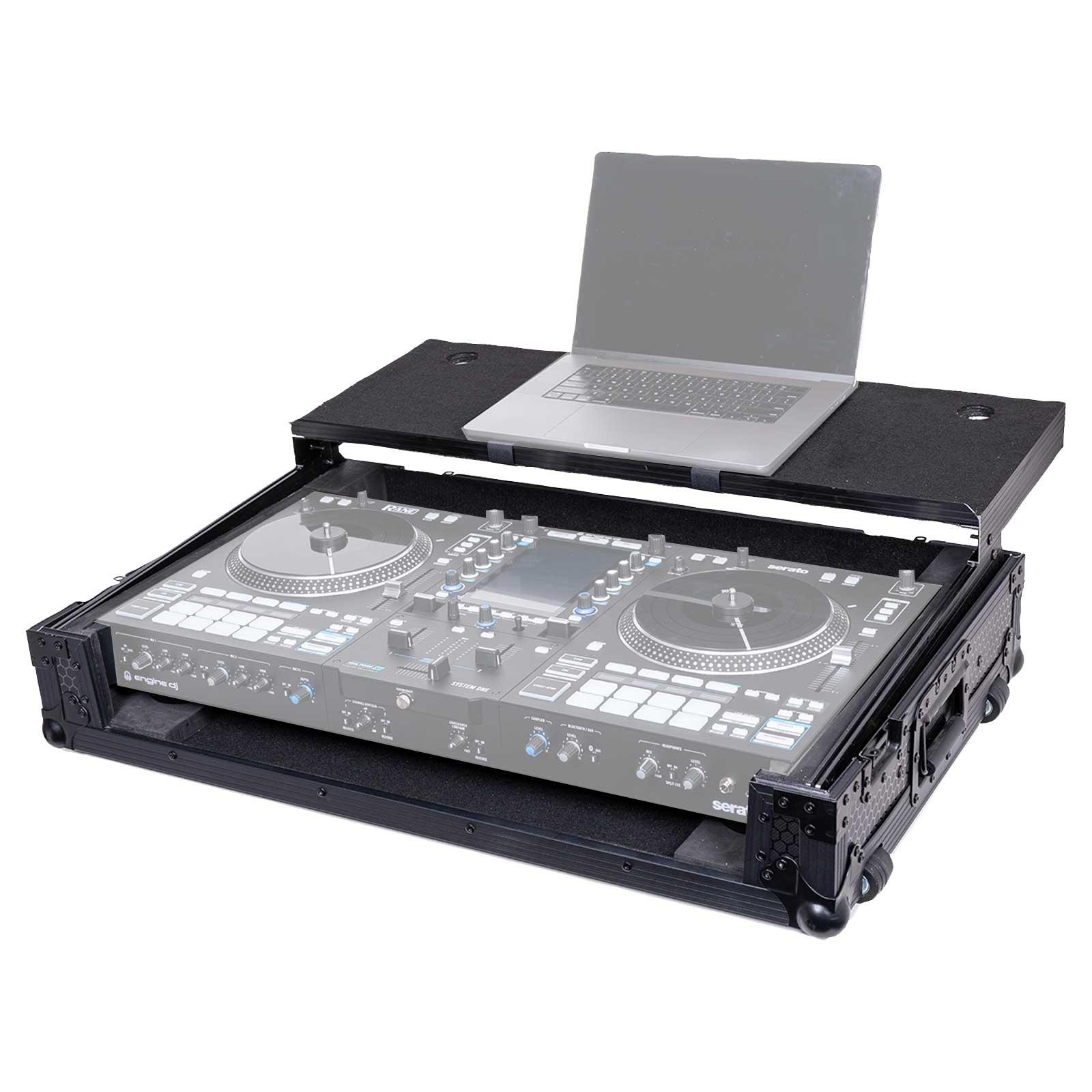 Headliner HL10027 Black Case for Rane System One with Shelf