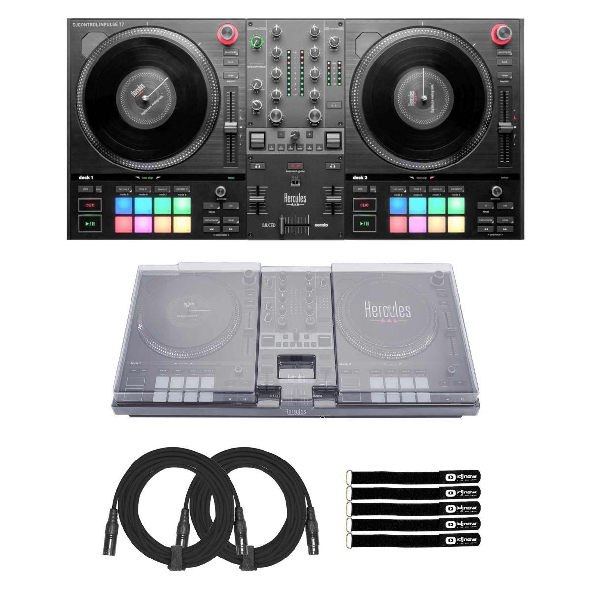 Hercules DJCONTROL INPULSE T7 Controller with Cover | IDJNOW