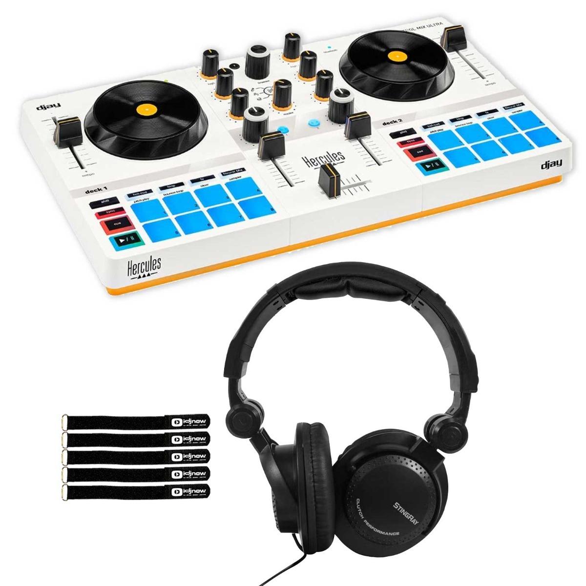 Hercules DJControl Mix Ultra Compact Mixer with Headphones