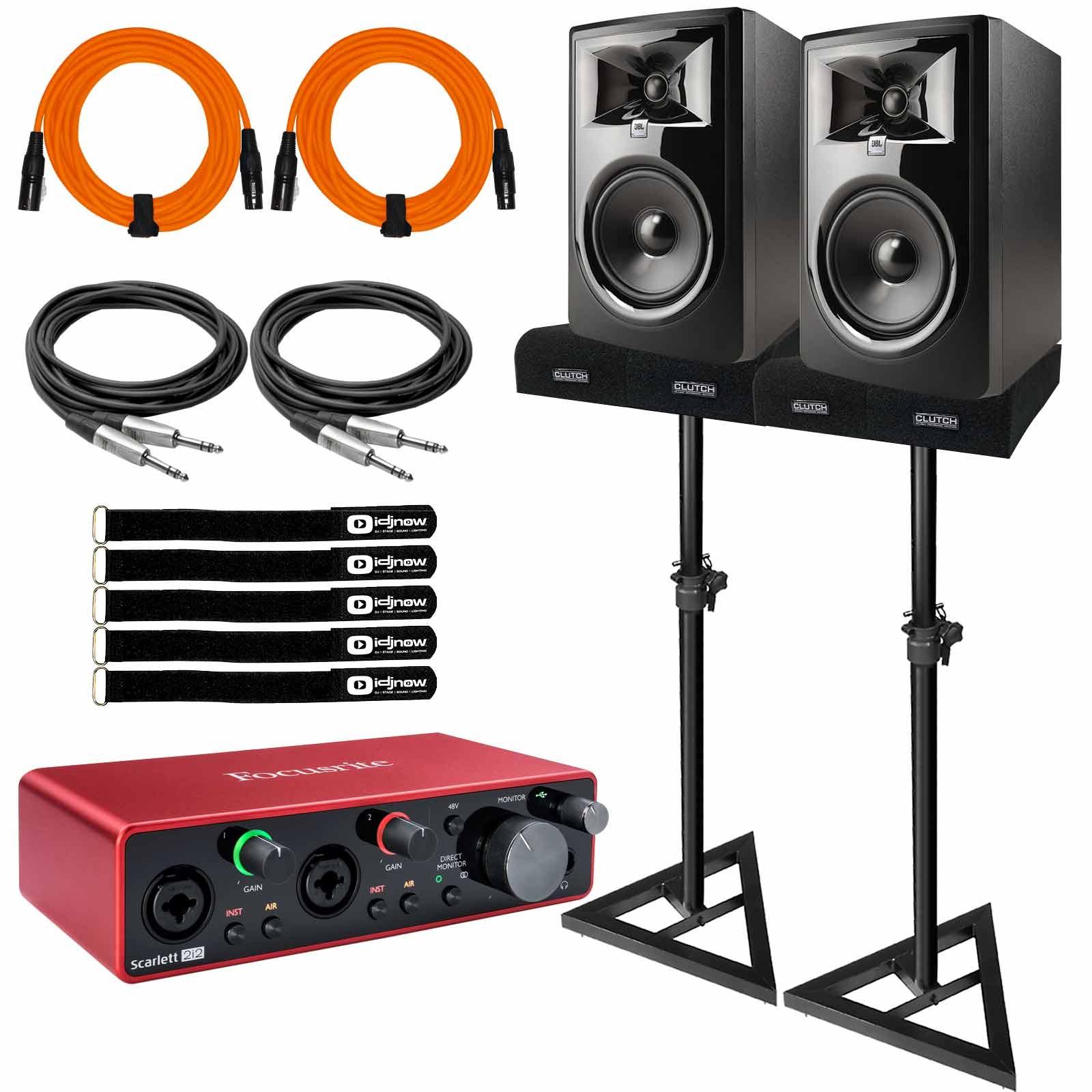 JBL 306P MkII Monitors with Focusrite Interface | IDJNOW
