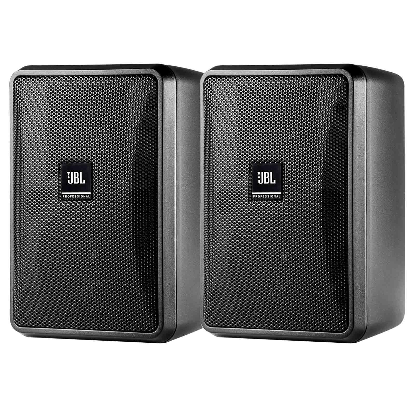 2) JBL Control 23-1L Background/Foreground Speakers (black)