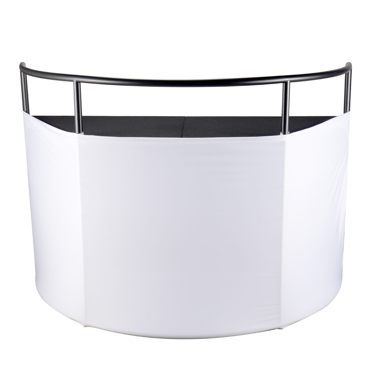 トップス jyom dj JMAZ Lighting JZ5010 Command Booth Adjustable Frame DJ Booth