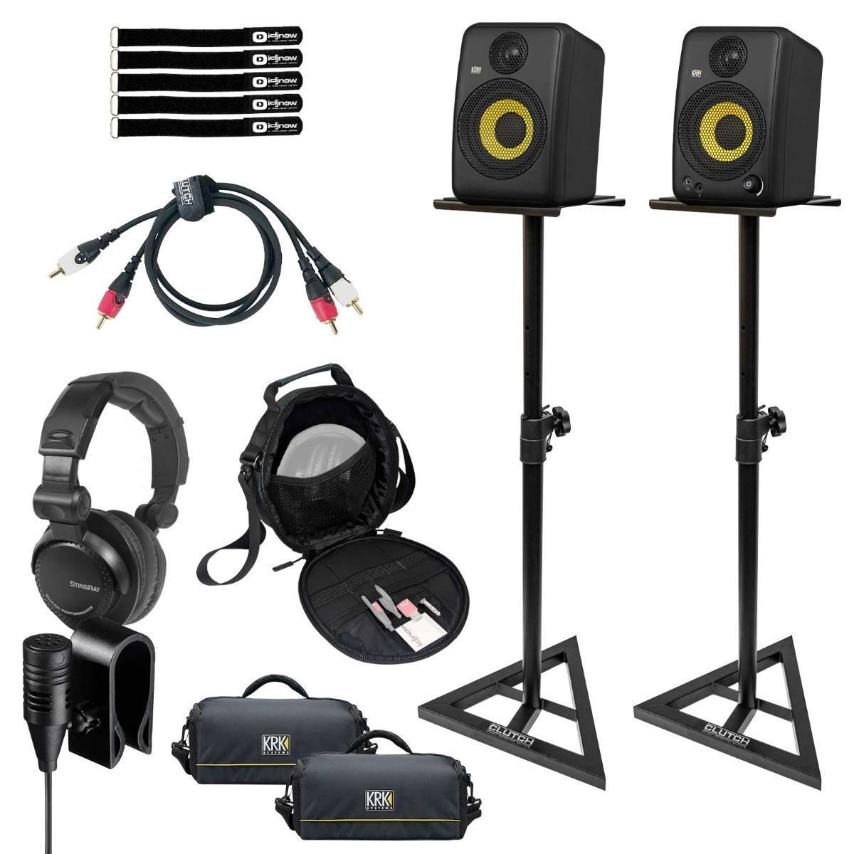 KRK Goaux4 スピーカー GoAUX 4 Portable Powered Studio Monitors – krkmusic
