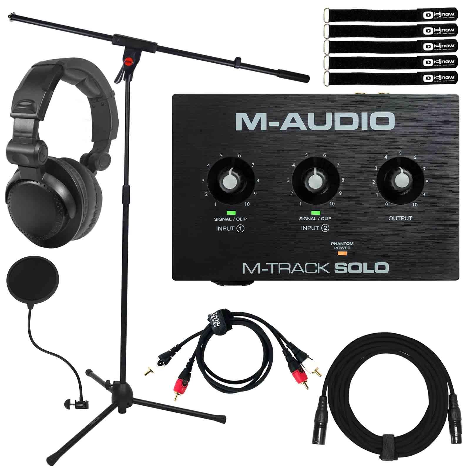 M-AUDIO M-Track Solo レコーディングセット 製品情報：M-Track Solo：M-AUDIO