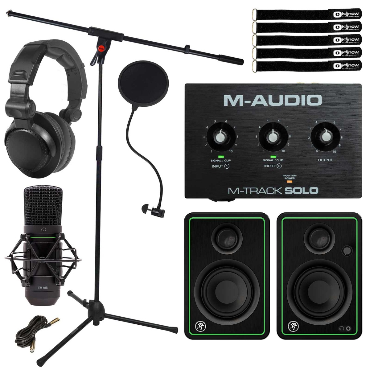【海外 正規品】 SOLO M-TRACK M-Audio with IDJNOW | Mic & Monitors Mackie 配信機器・PA機器・レコーディング機器