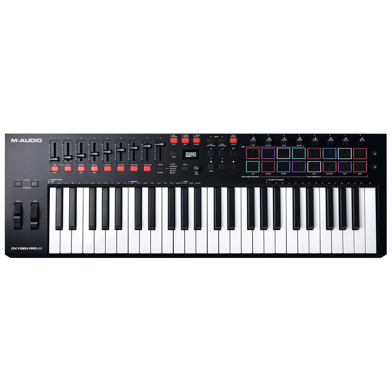 M-Audio Oxygen Pro 49 USB MIDI Controller | IDJNOW