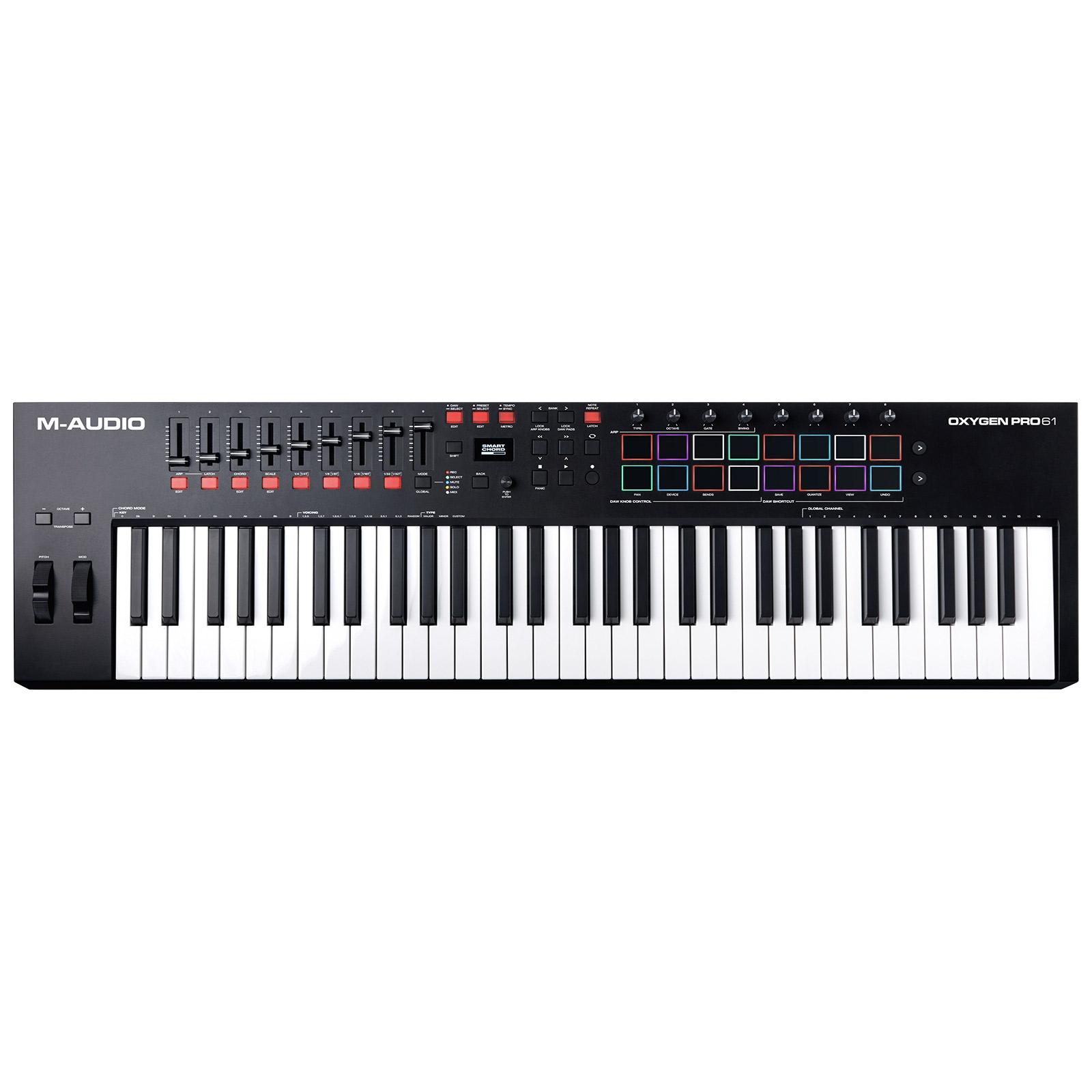 M-Audio Oxygen Pro 61 61-Key USB MIDI Controller | IDJNOW