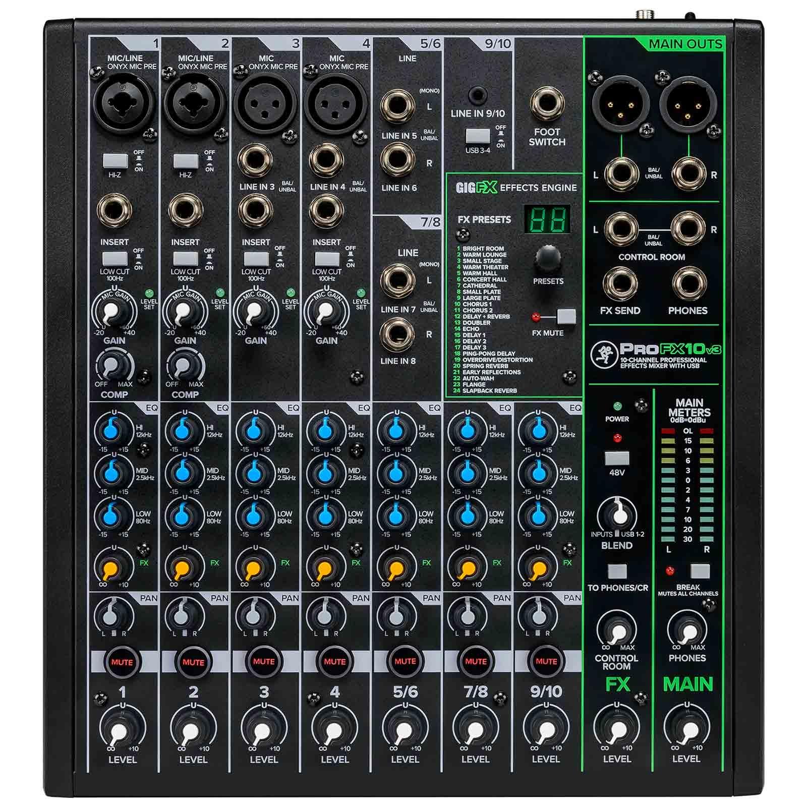 DJ機材 MACKIE ProFX10v3 Amazon.com: Mackie ProFX10v3 10-Channel Professional Effects